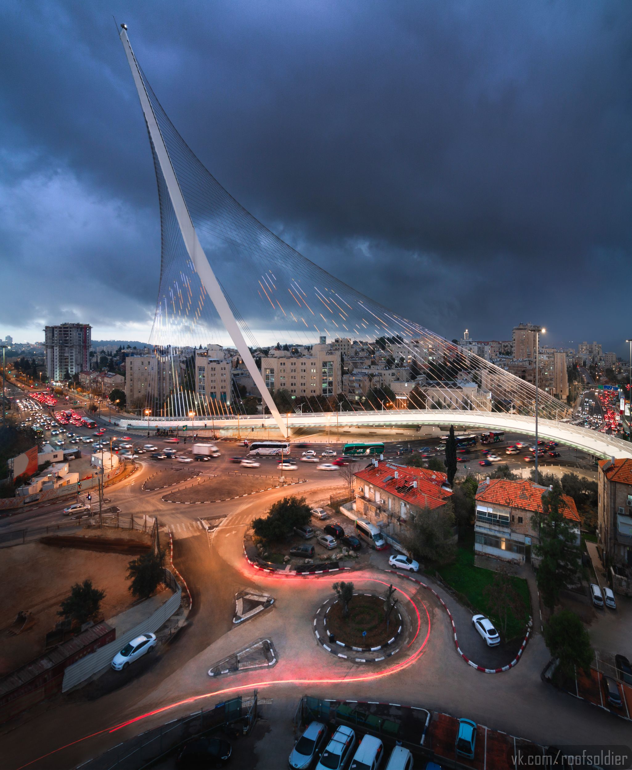 Jerusalem, Israel, Palestine, panorama, city, cityscape, architecture, night, long exposure, Голубев Алексей