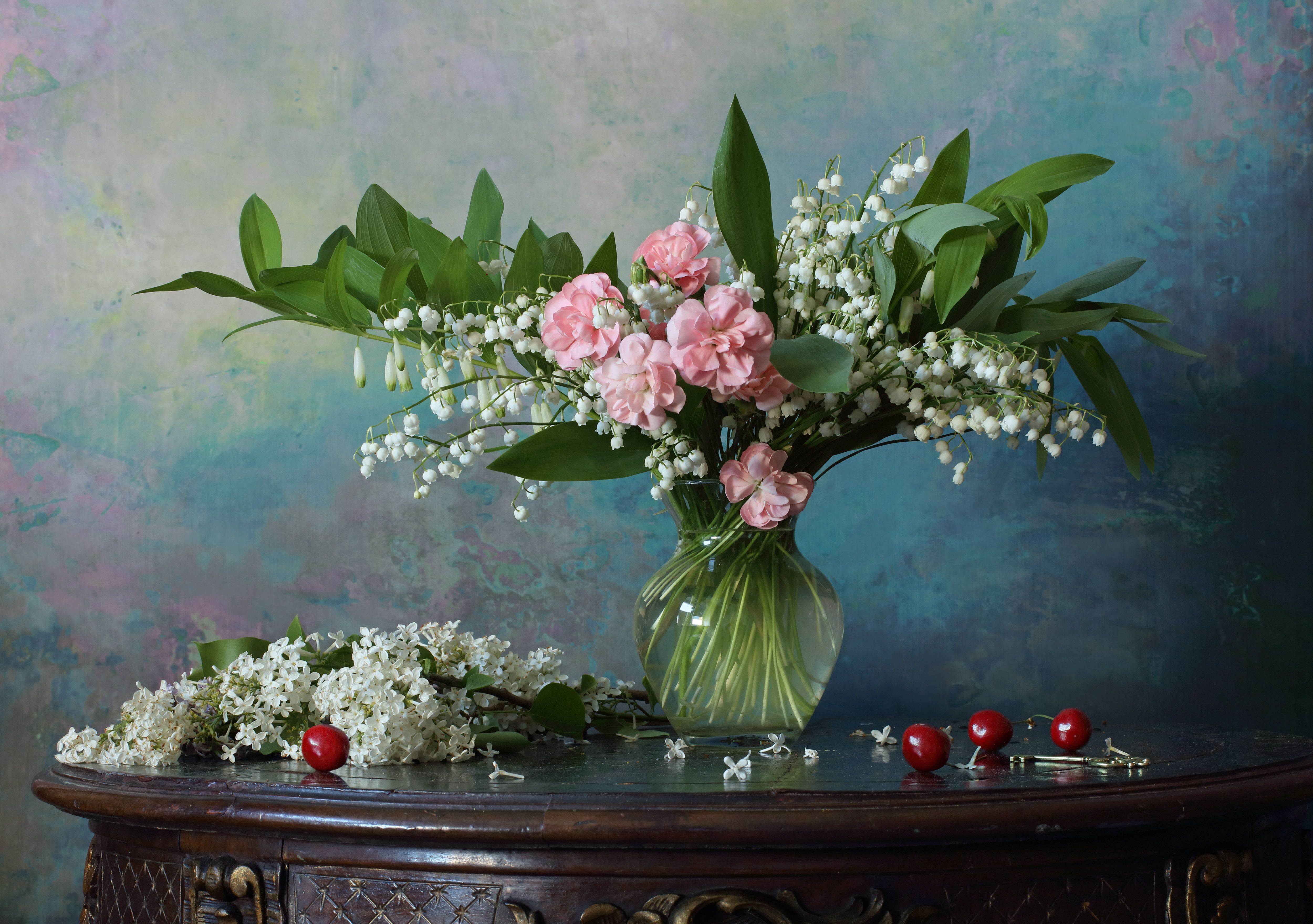 цветы, сирень, ландыши, Андрей Морозов