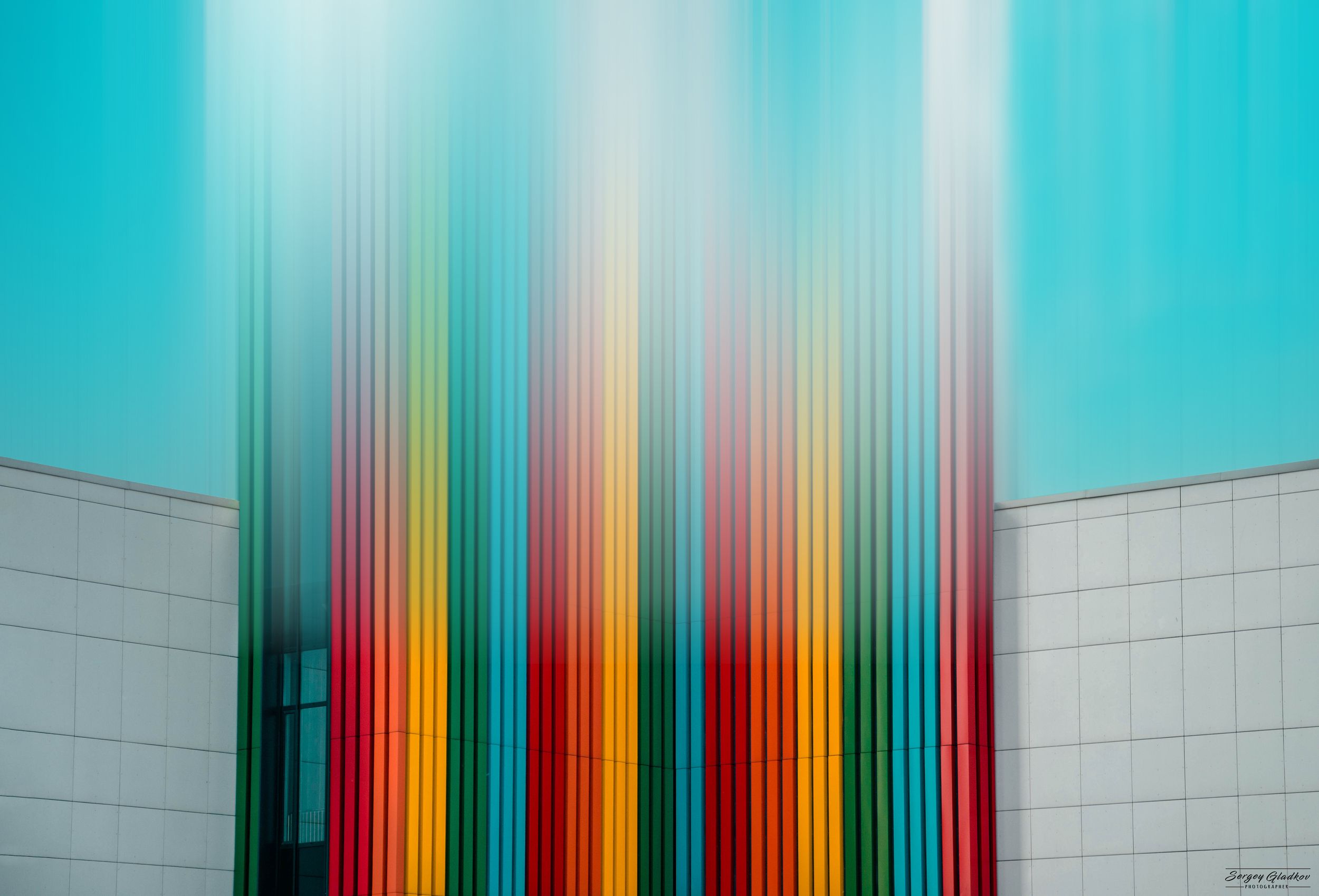 geometry, lines, rainbow, abstarct, colors, day, light, architecture, city, urban, Moscow, Russia , Сергей Гладков