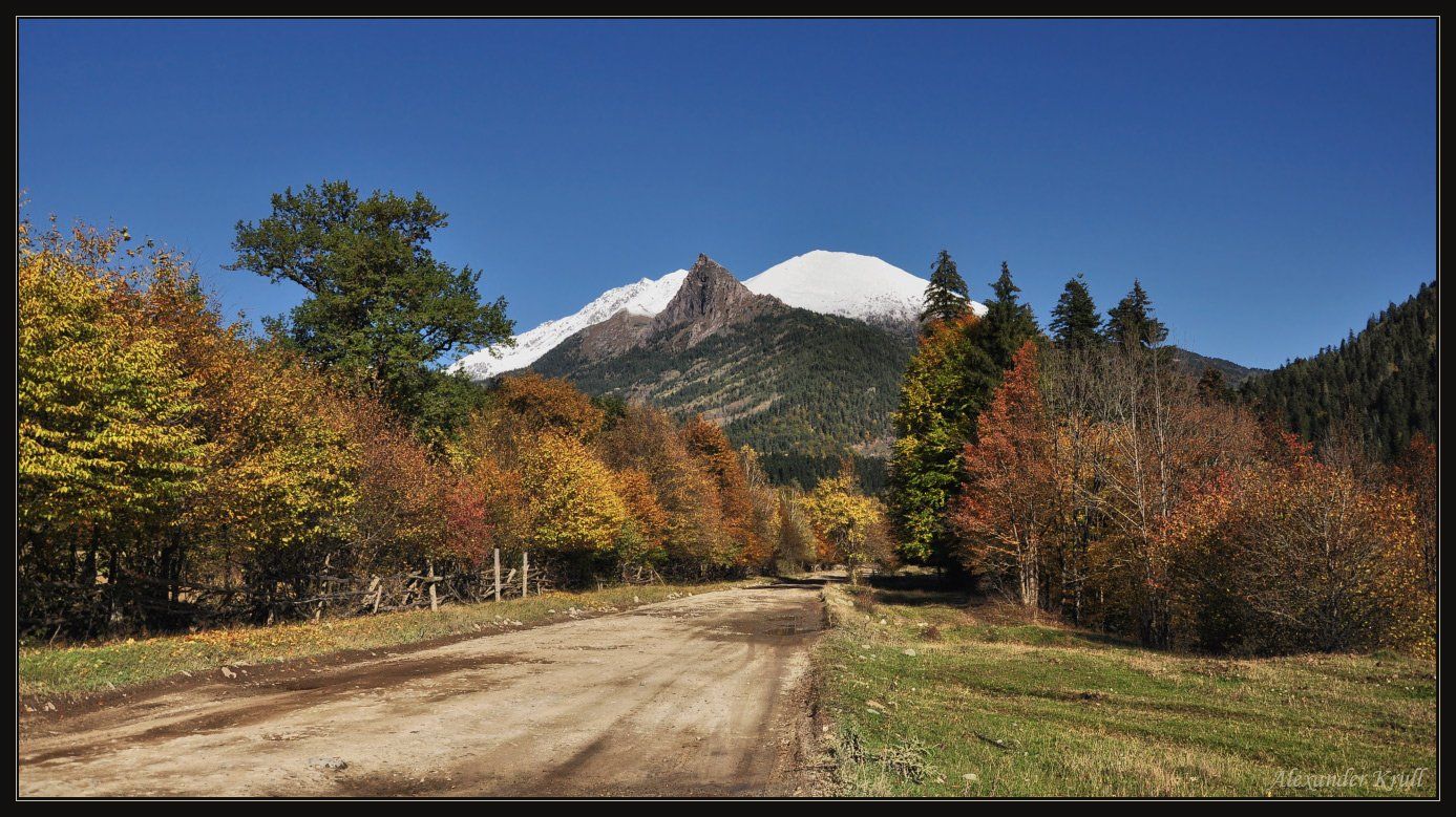 кавказ, кчр, горы, осень, Александр Круль