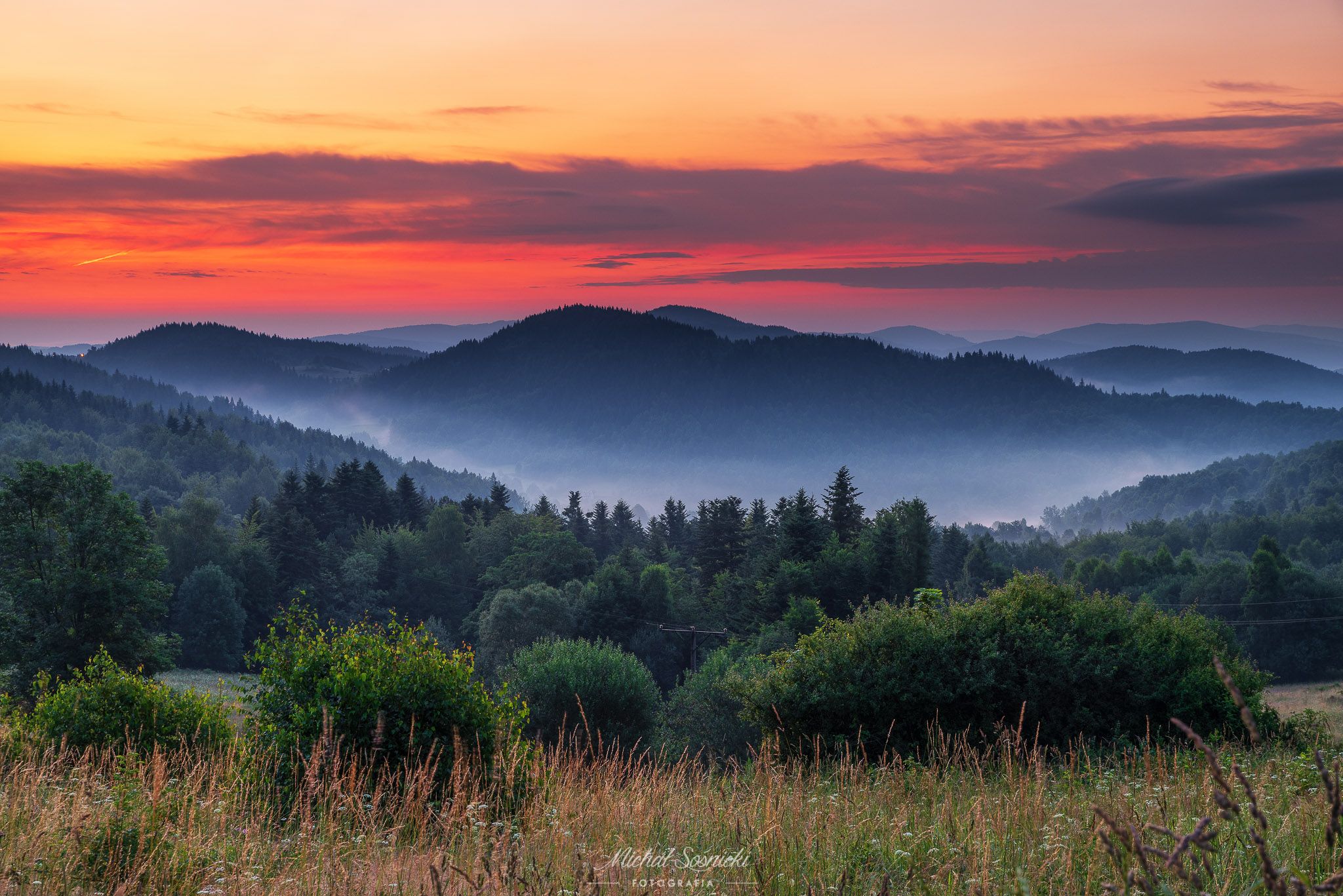 #sunset #poland #zawoja #nature #pics #photo #pentax #tree #sunrise, Michał Sośnicki