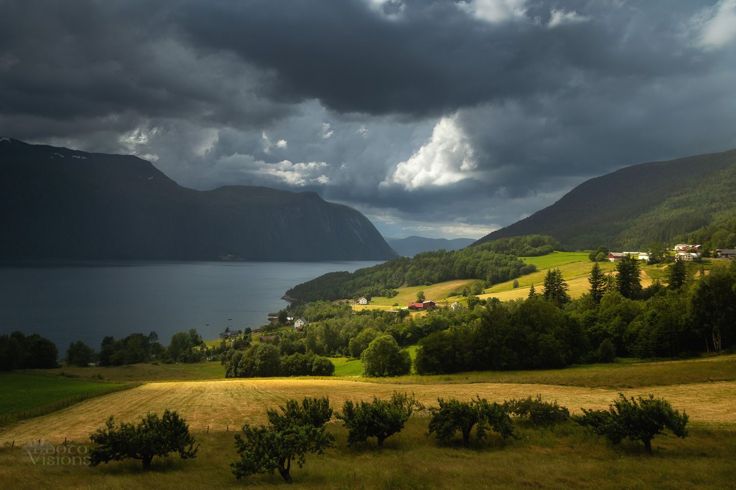 norway,summer,storm,stormy,light,valley,fiord,mountains,rural,eresfjorden,, Adrian Szatewicz