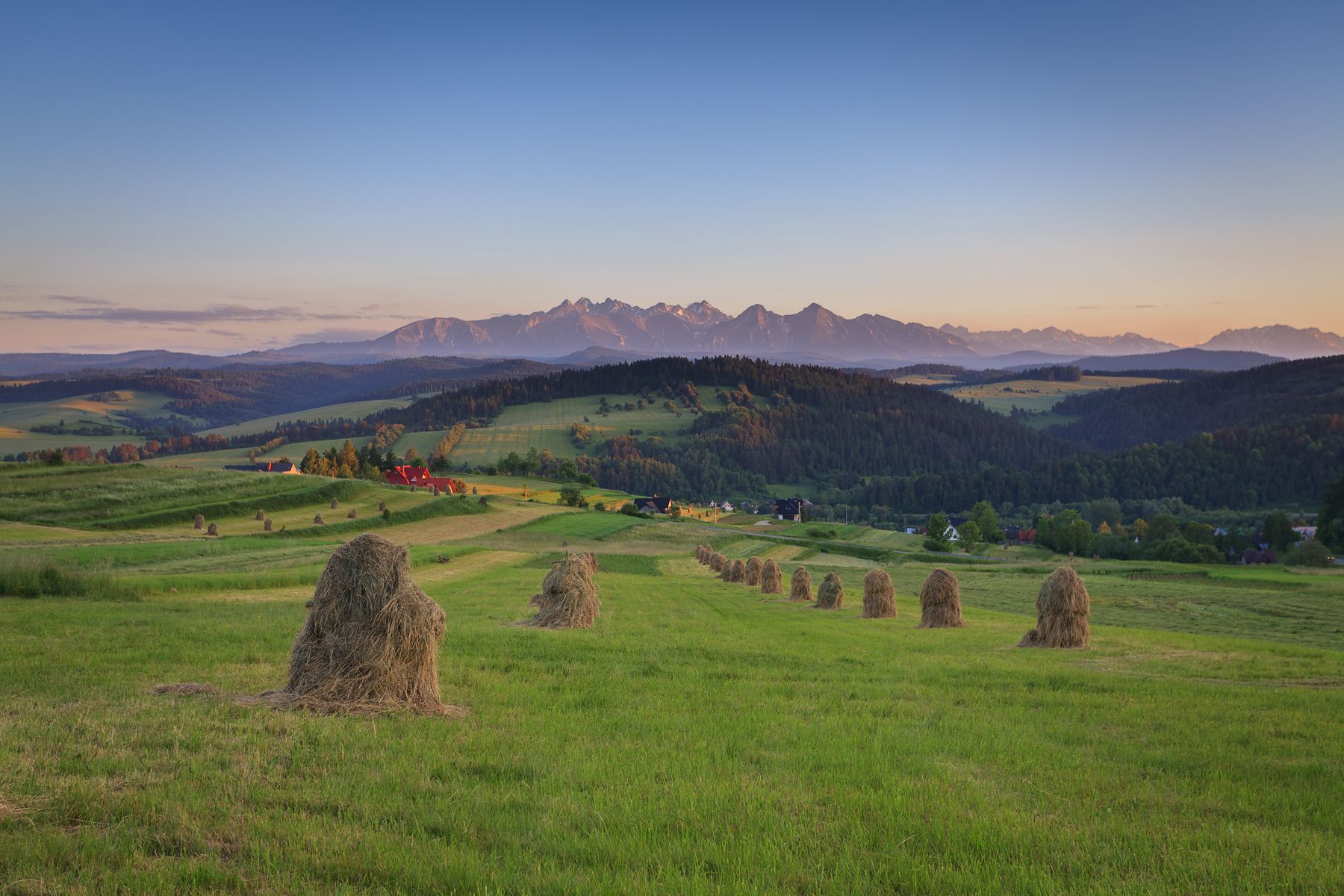 tatry, pieniny, mountainds, spring, grass, sky, panoramic, colors, landscape,  Mirosław Pruchnicki