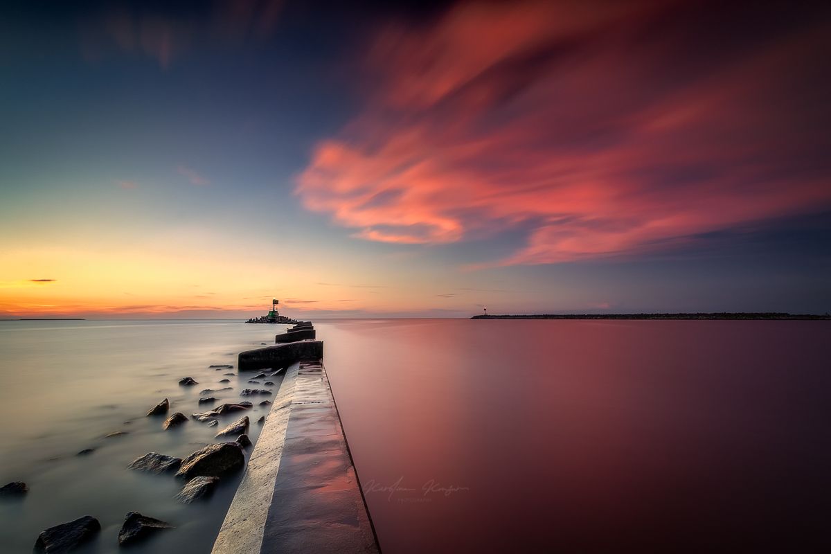 #sea #calm #sunset #longexposure #baltic #poland, Karolina Konsur
