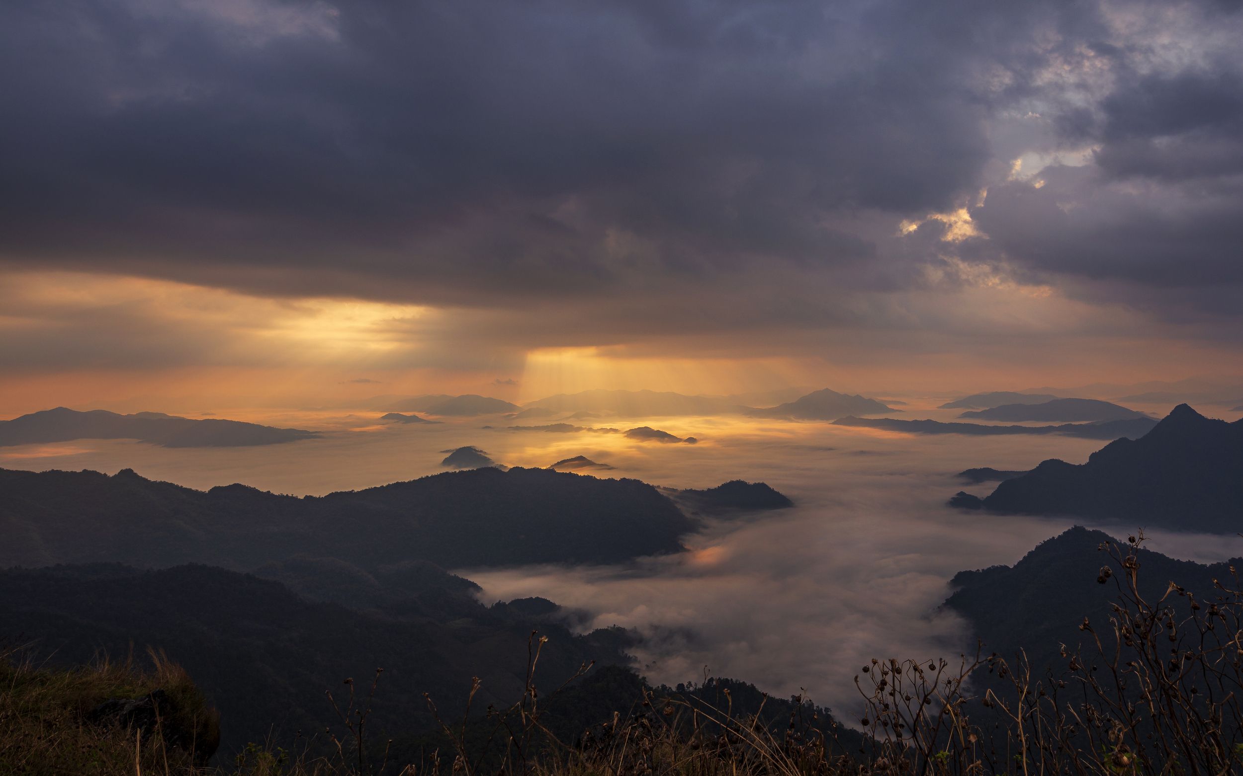 пейзаж, таиланд, пху чи фа, landscape, thailand, mountains, Токарев Олег