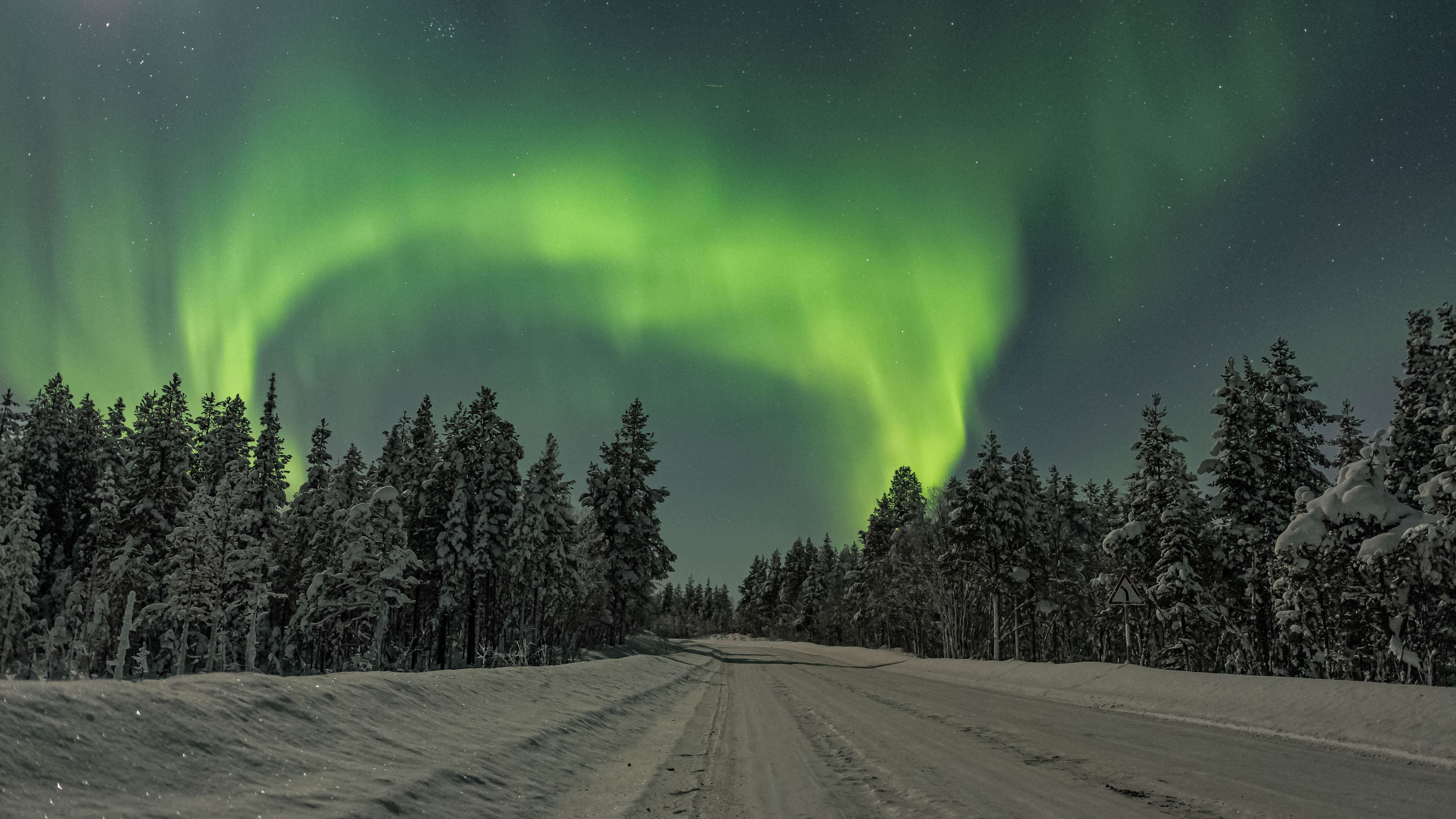 Ночь, Северное сияние, Арктика, Кольский полуостров, Sergey Kaverin