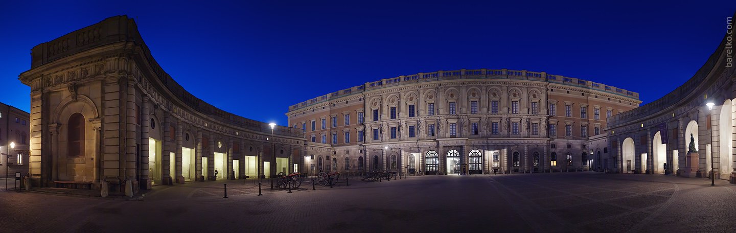 Night scene, Panorama, Stockholm, Roman Barelko