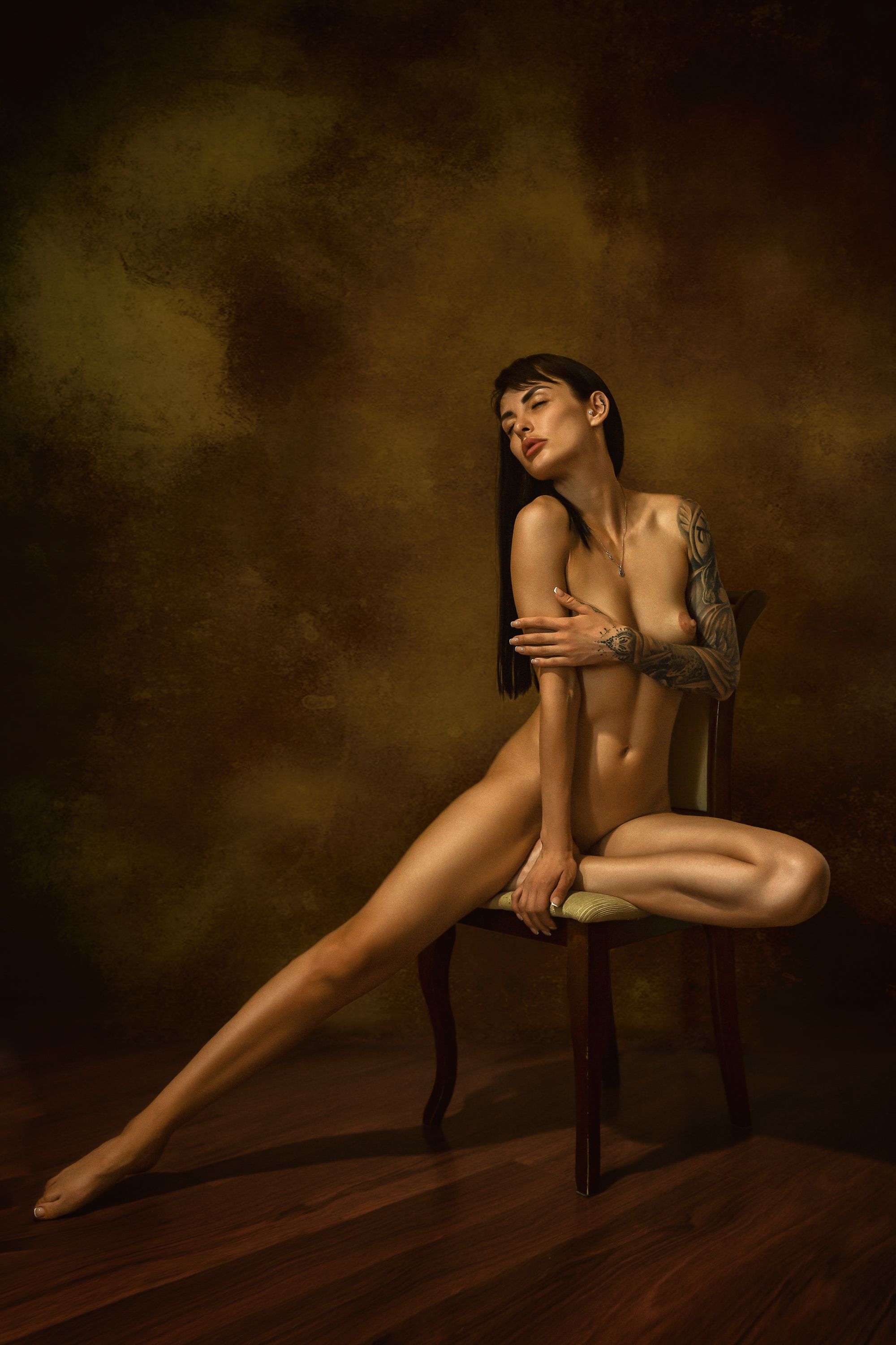 nu portrait girl topless, Дмитрий Медведь