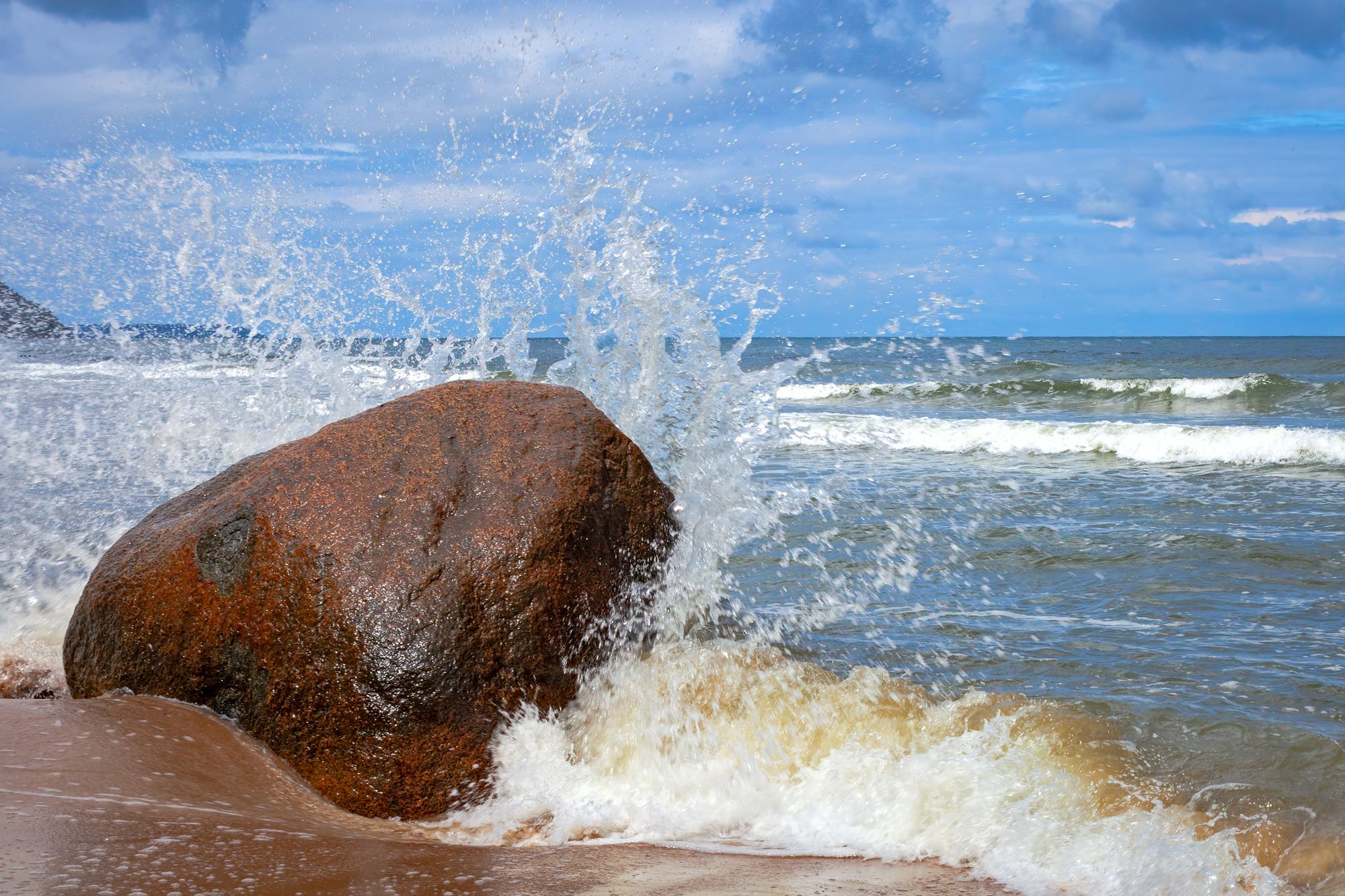 мореб лето, волны, всалеск, Василий Ковалев