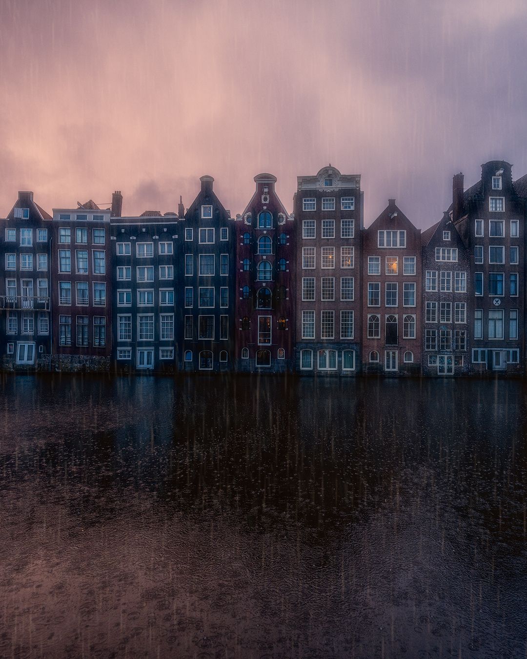 amsterdam, rain, rainy, moody, Remo Daut