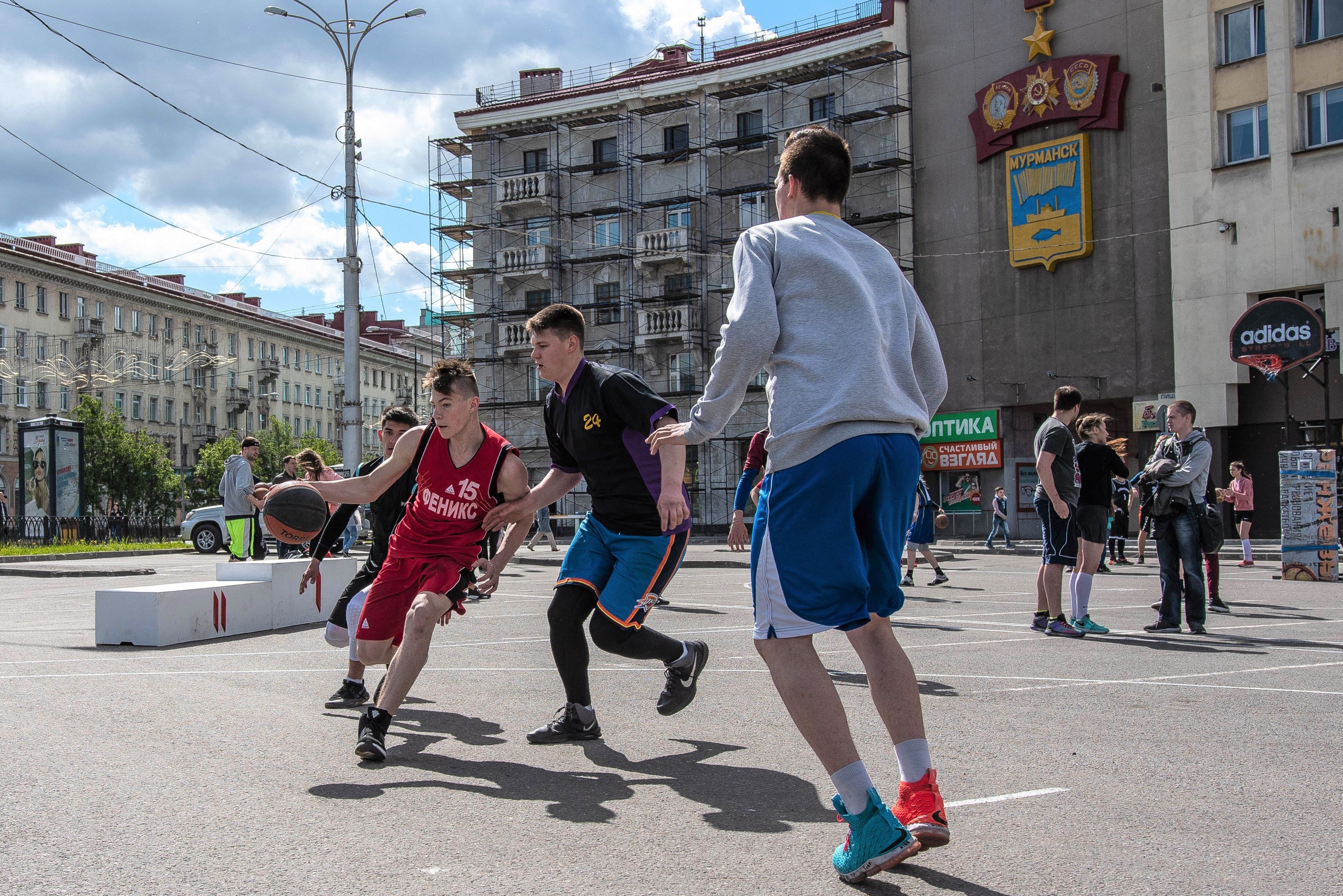 Репортаж,стритбол, День молодёжи, Sergey Kaverin