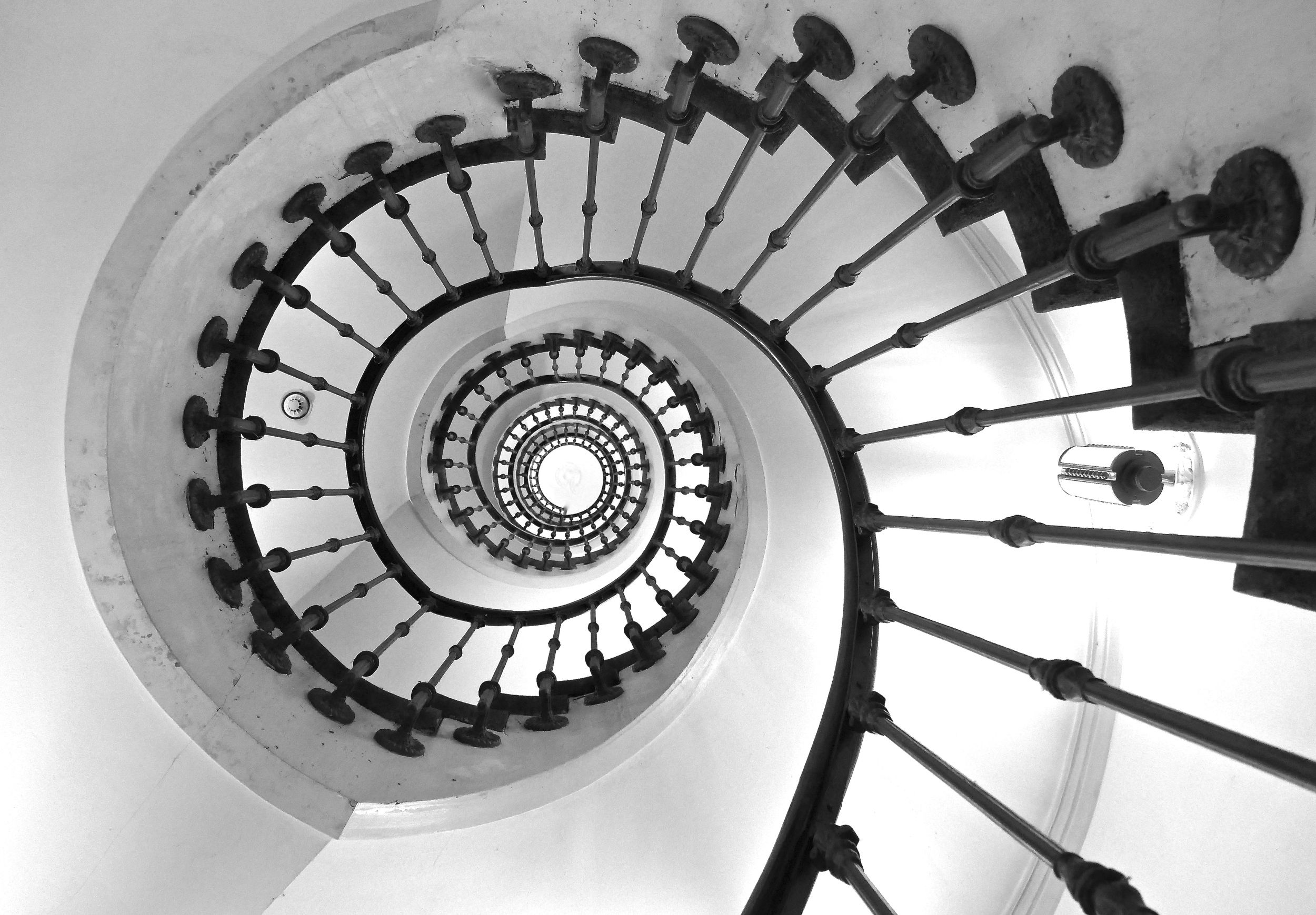 Black & White, staircase, architecture, geometry, lines, Switzerland, city, house, building, , Svetlana Povarova Ree