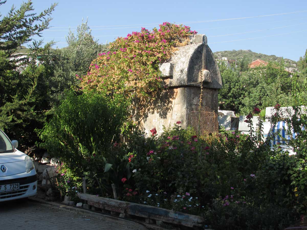 Ликийская гробница, Турция, античность, цветы, город, Сергей Козинцев