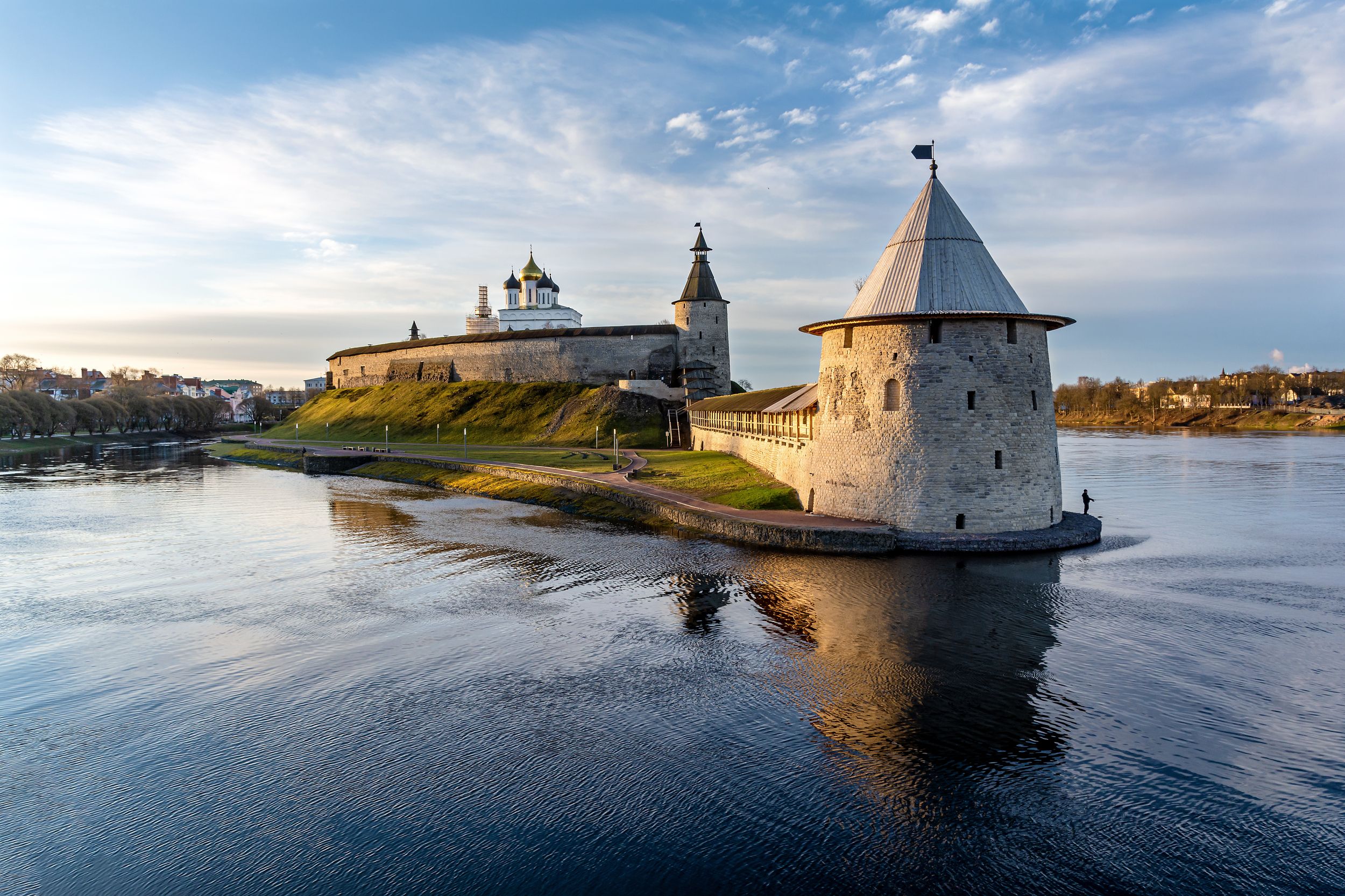 псков, кремль, город, архитектура, утро, Виктор Желенговский