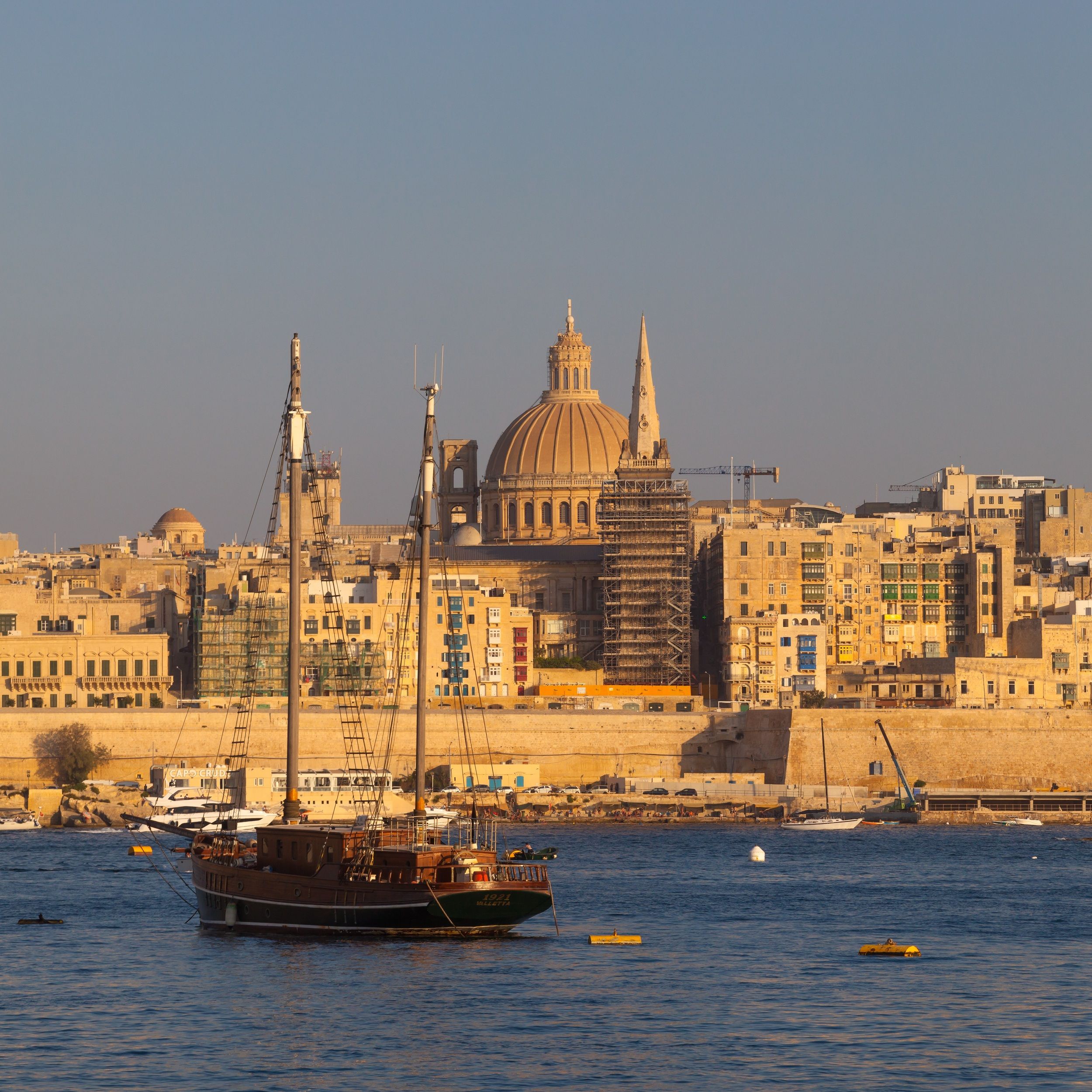 Валлетта, Мальта, море, Valletta, Malta, sea, Sindbad