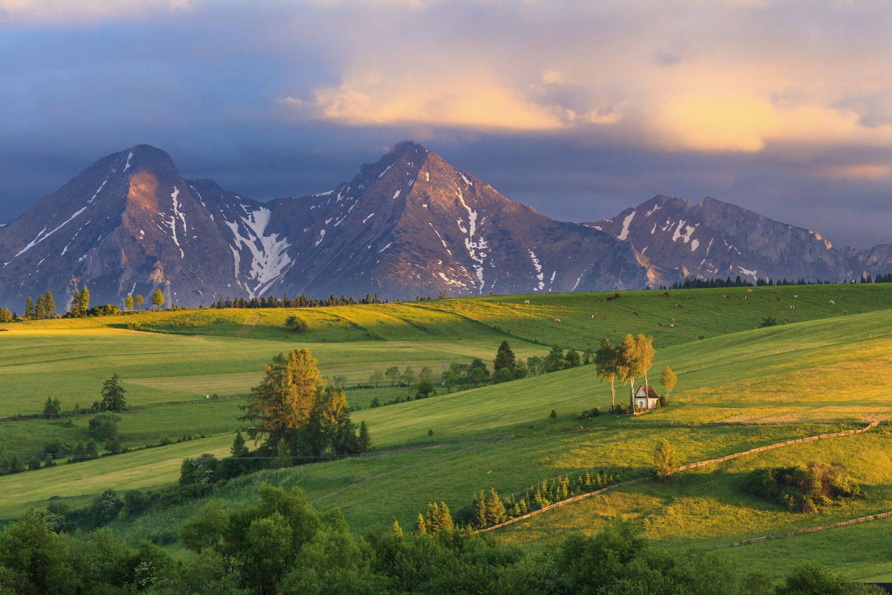 tatry, pieniny, mountainds, spring, grass, sky, panoramic, colors, landscape,  Mirosław Pruchnicki