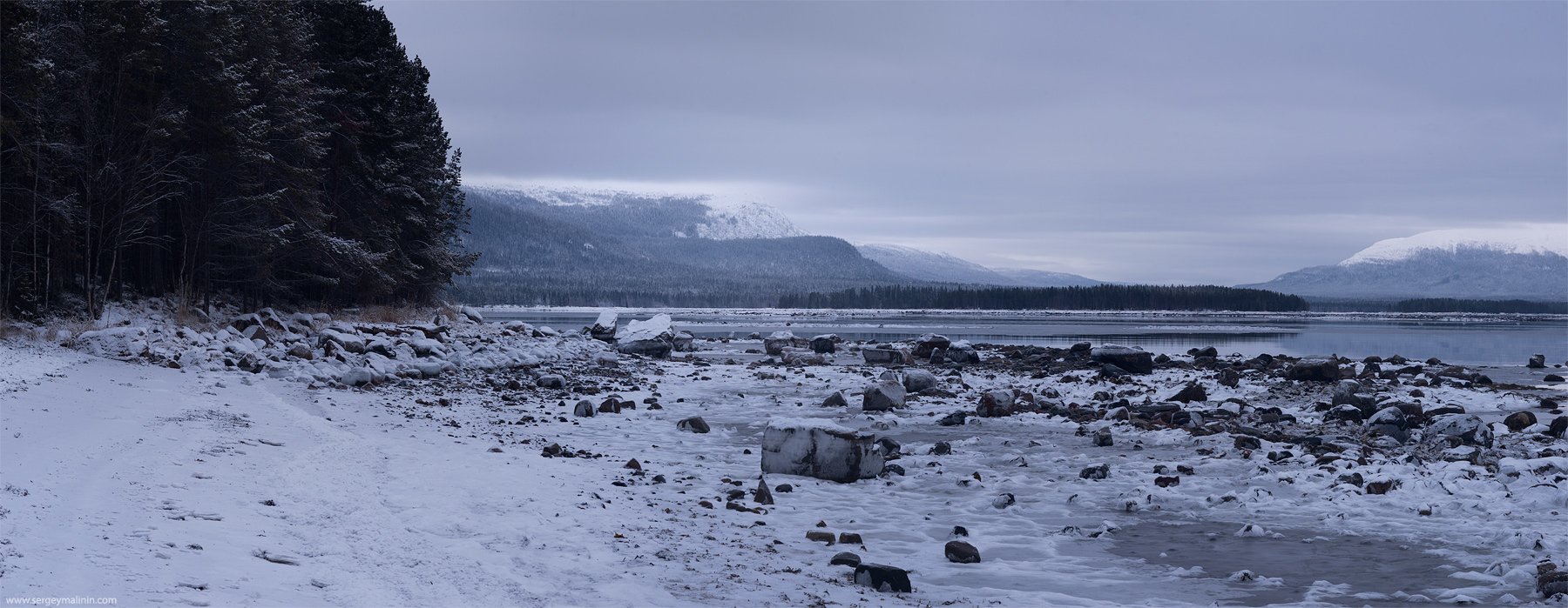 Kandalaksha, Kola Peninsula, Polar night, White sea, Белое море, Заполярье, Кандалакшский залив, Кольский, Полярная ночь, Сергей Малинин