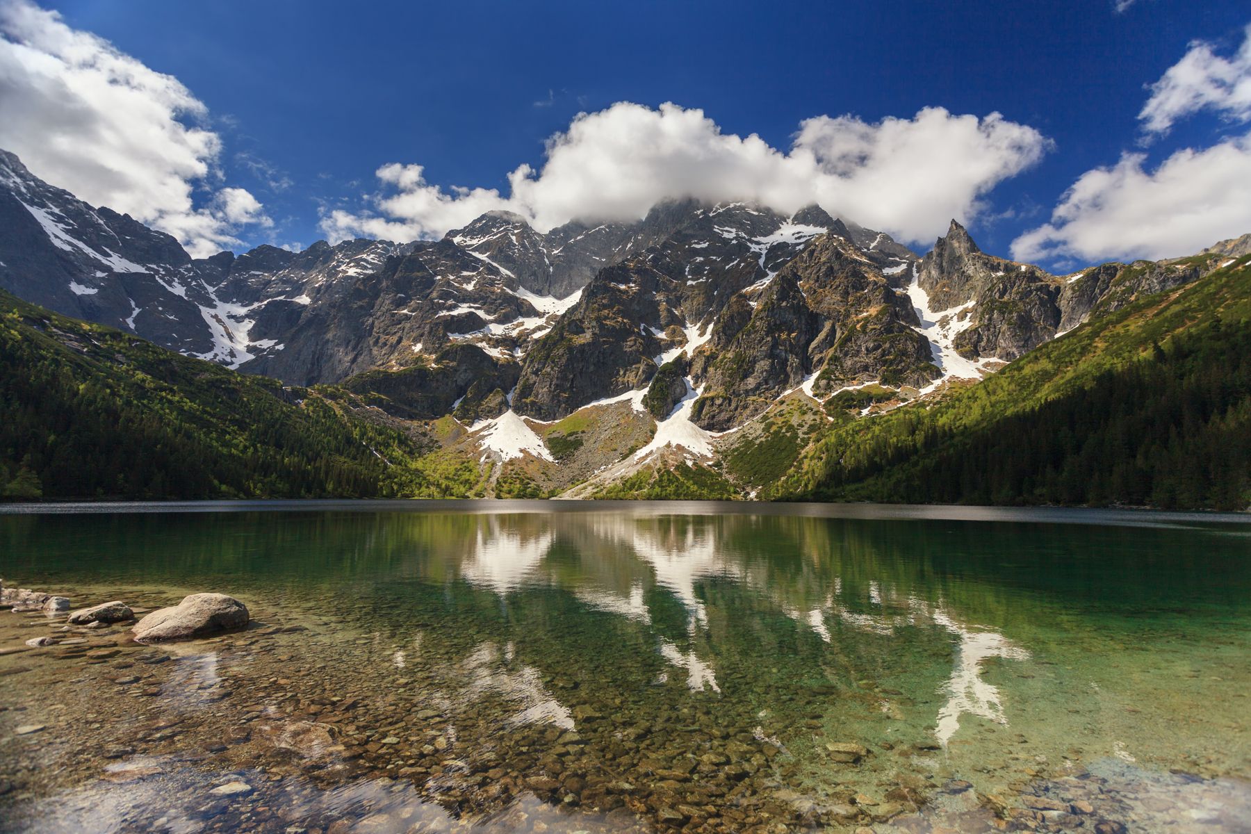 mountains, tatra, poland, morskie oko, lake,  Mirosław Pruchnicki