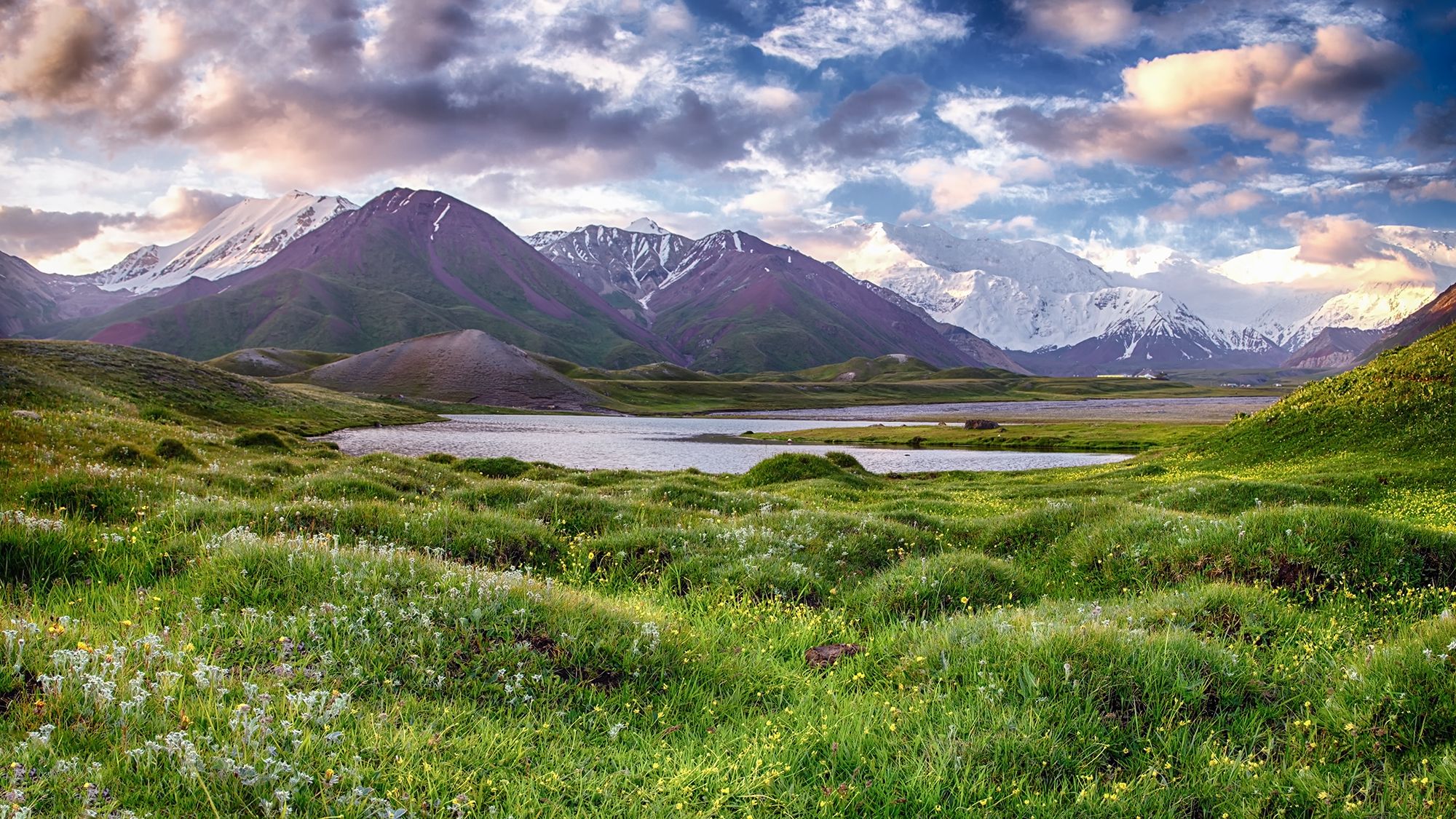 кыргызстан, горы, памиро-алай, пик ленина (7134m), Элина Магалимова