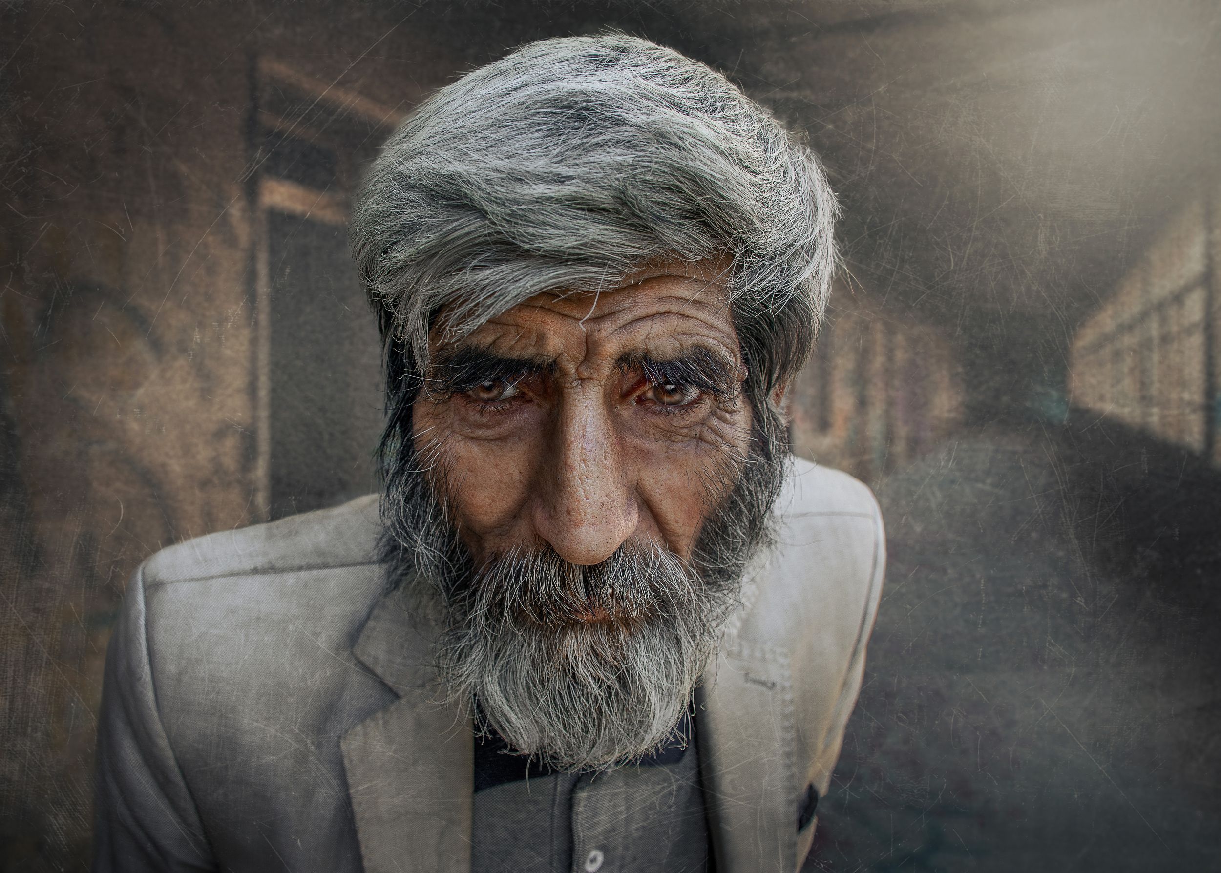 #portrait #people #lines #beard #hair , Mehdi Zavvar