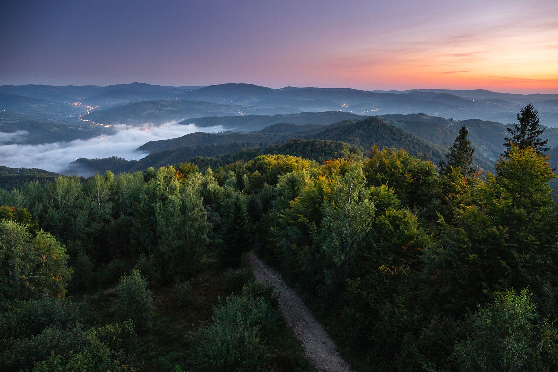 mountains, summer, poland, sunrise, Michał Kasperczyk