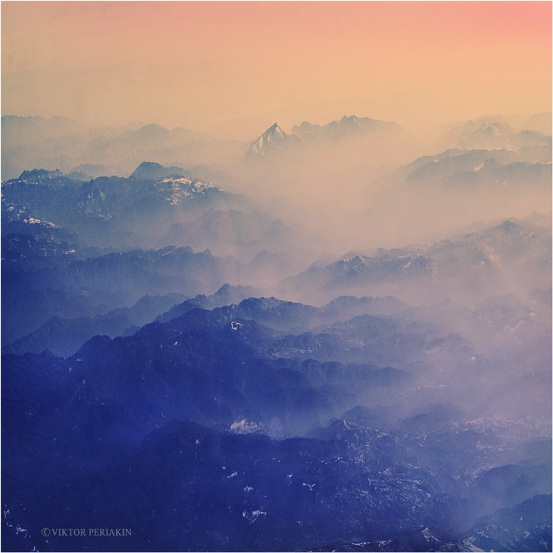 горы, туман, высота, Виктор Перякин