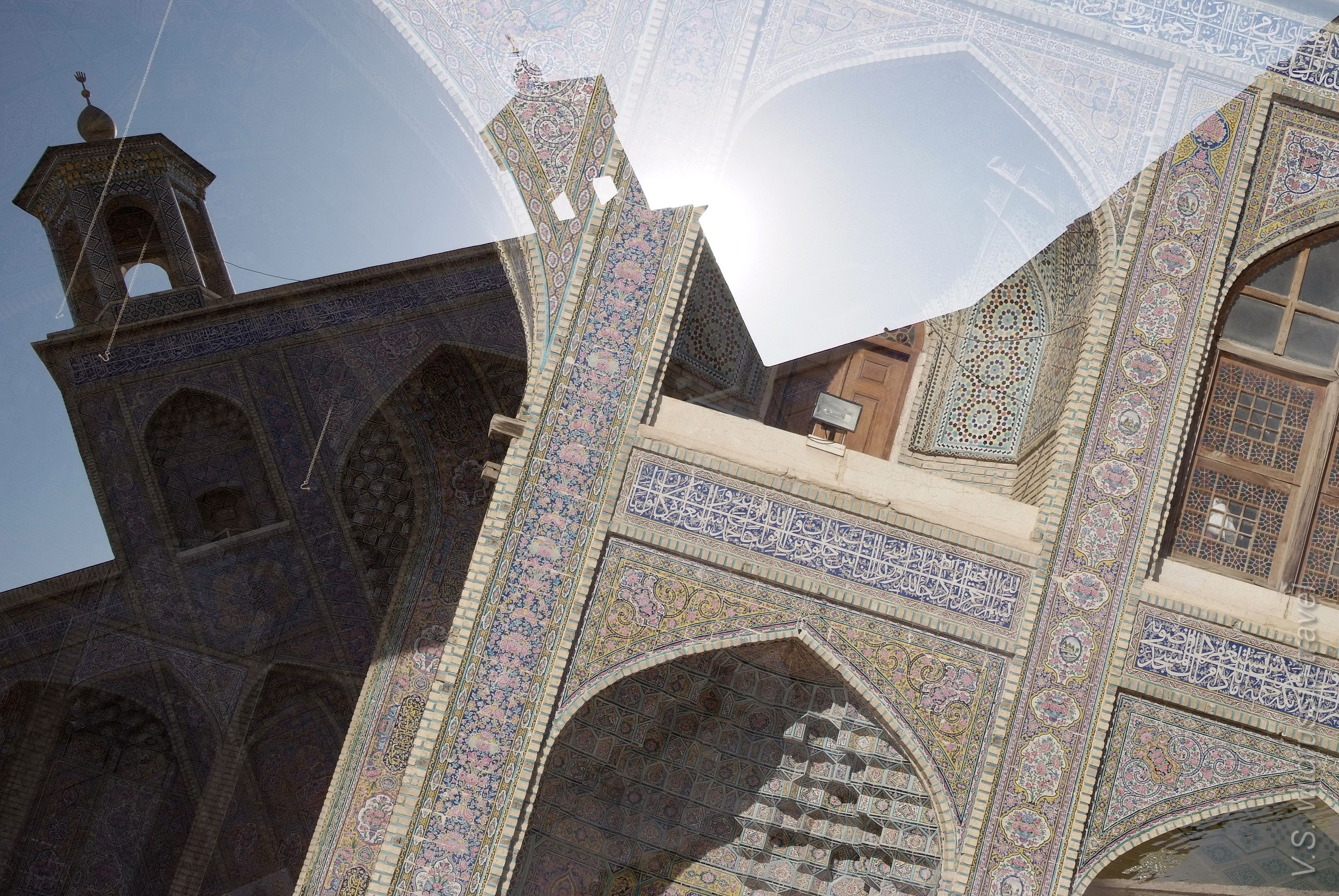 Иран, мечеть, медресе, узор, наложение, приключение, архитектура, шагнивнеизведанное, Владимир Столяров