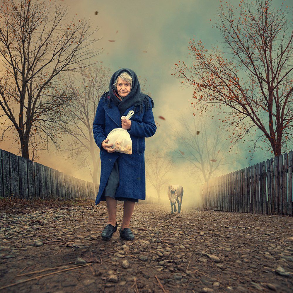 boy, cliff, cloth, clouds, dream, fence, field, flower, flying, freedom, ground, high, leaf, light, manipulation, old, photoshop, psd, rainbow, rocks, sky, tree, tutorials, wood, Caras Ionut