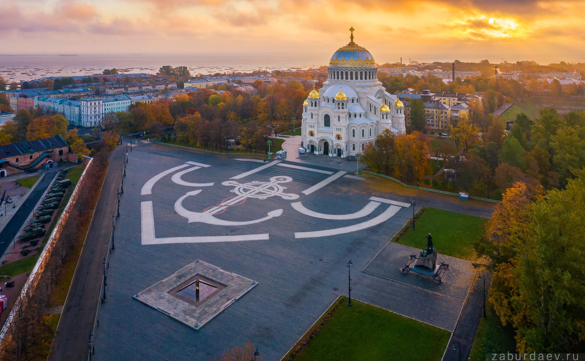 россия, кронштадт, осень, утро, рассвет, Станислав Забурдаев