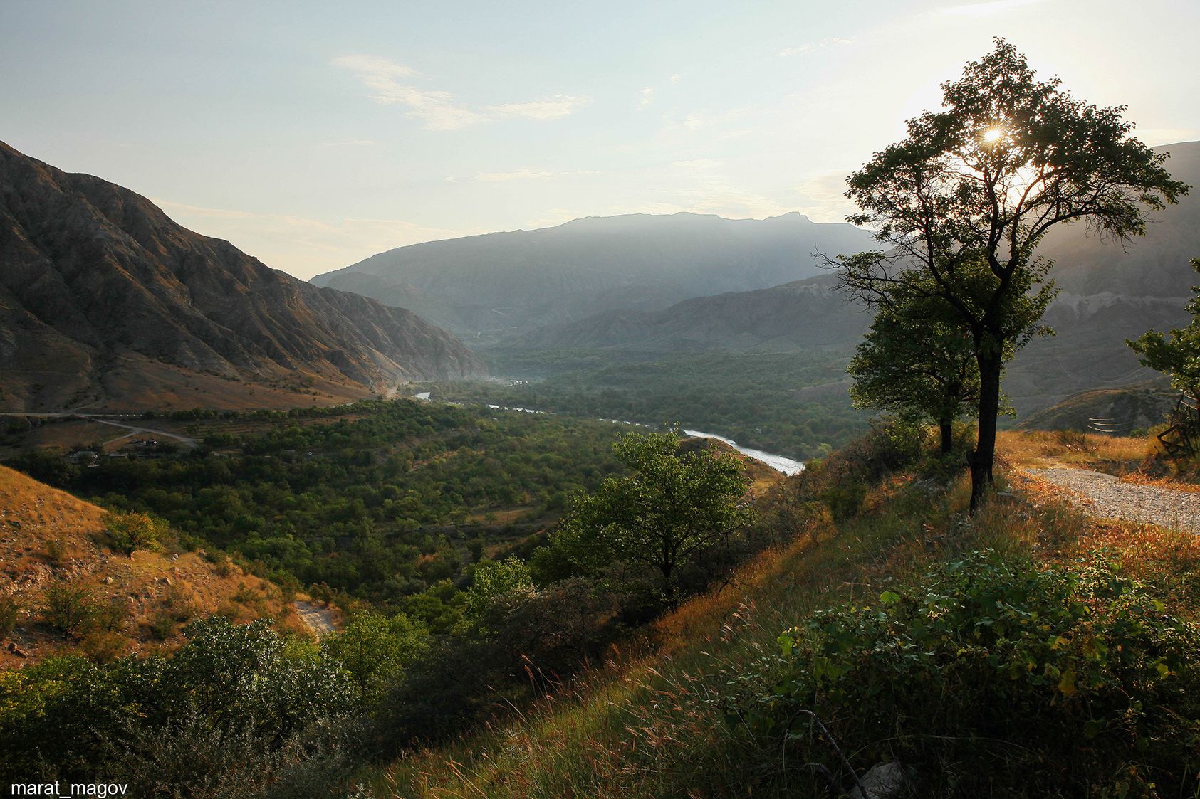 река,рассвет,утро,горы,андийское кайсу,ботлихский район,, Marat Magov