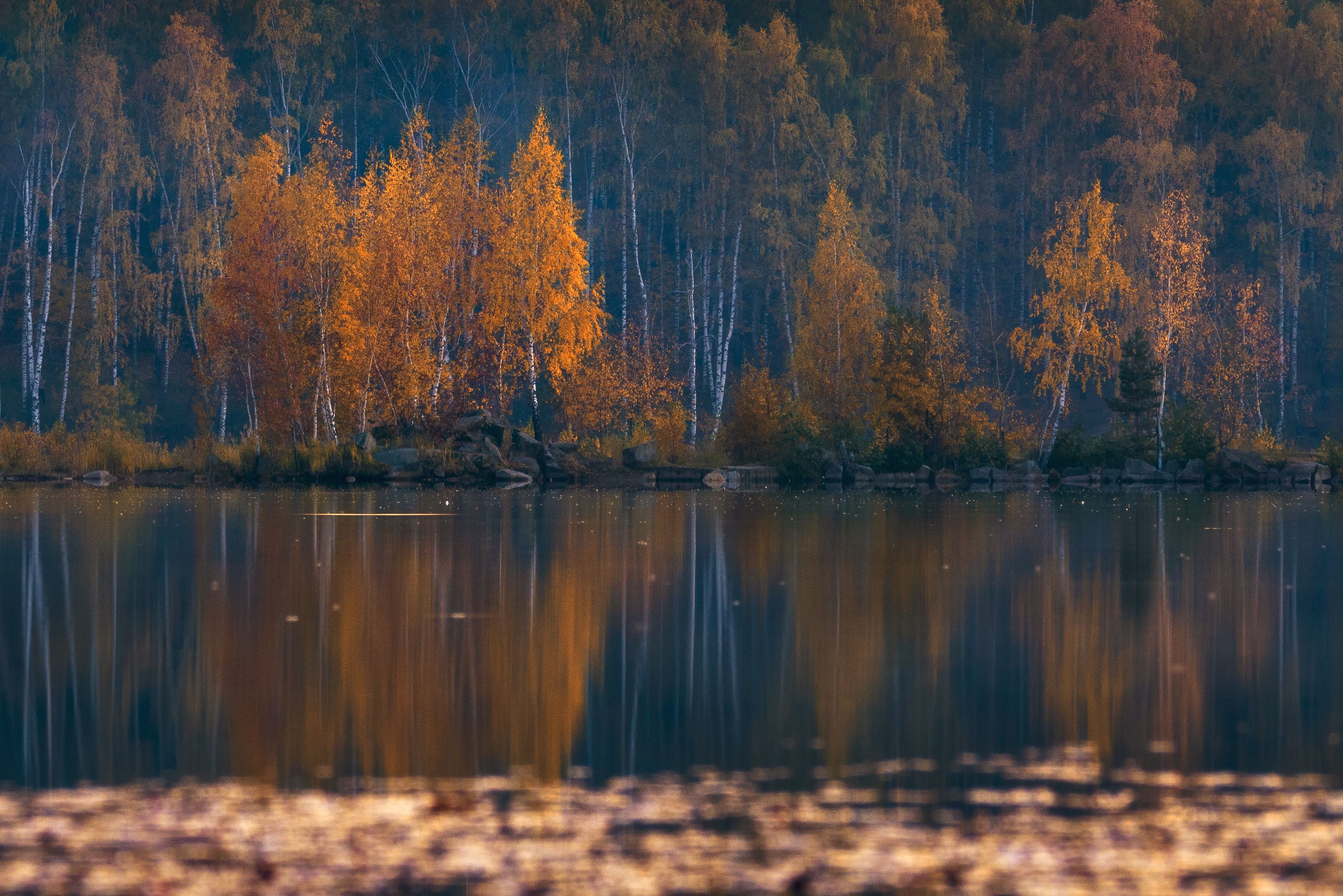осень,пейзаж,озеро,подмосковье,закат, Павел Ныриков