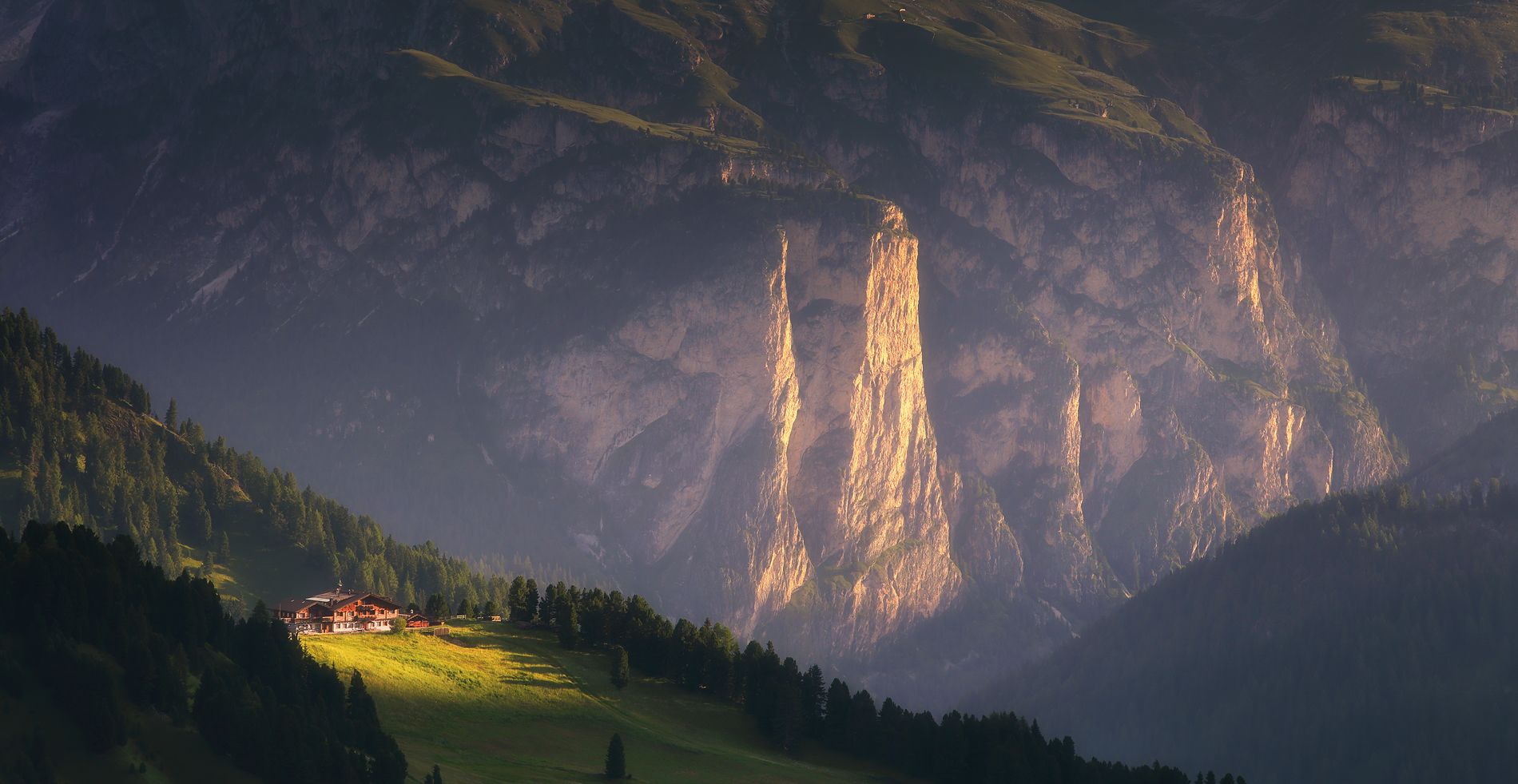 панорама, горы, доломиты, альпы, италия, рассвет, лето, свет, Евгений Матюшенков