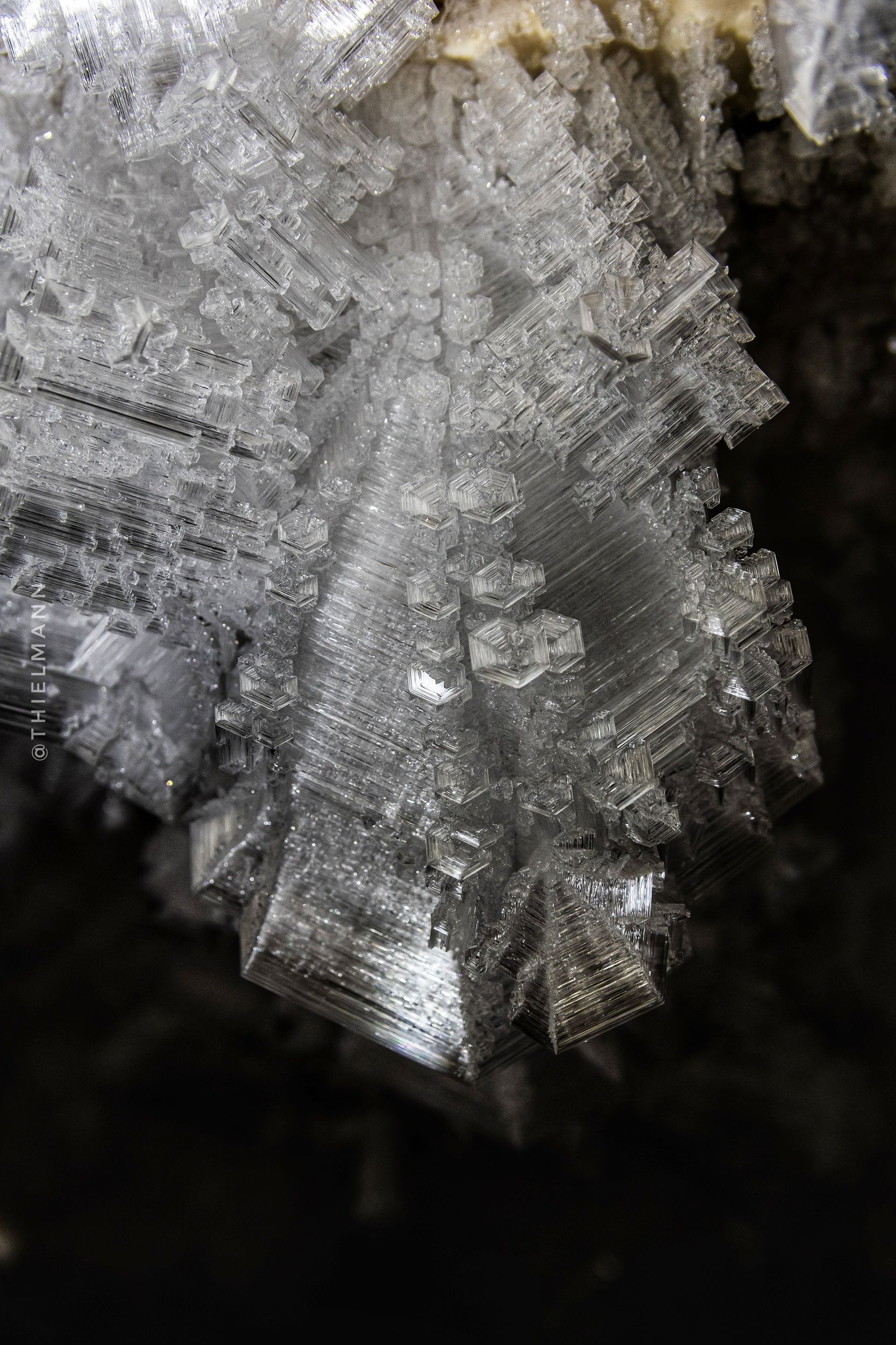 cave crystal ice rose macro speleo, Илья Тильман