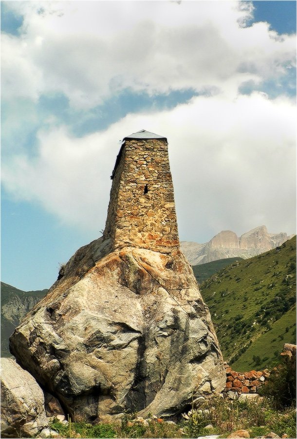 верхняя балкария, башня, амирхан-кала, КарОл
