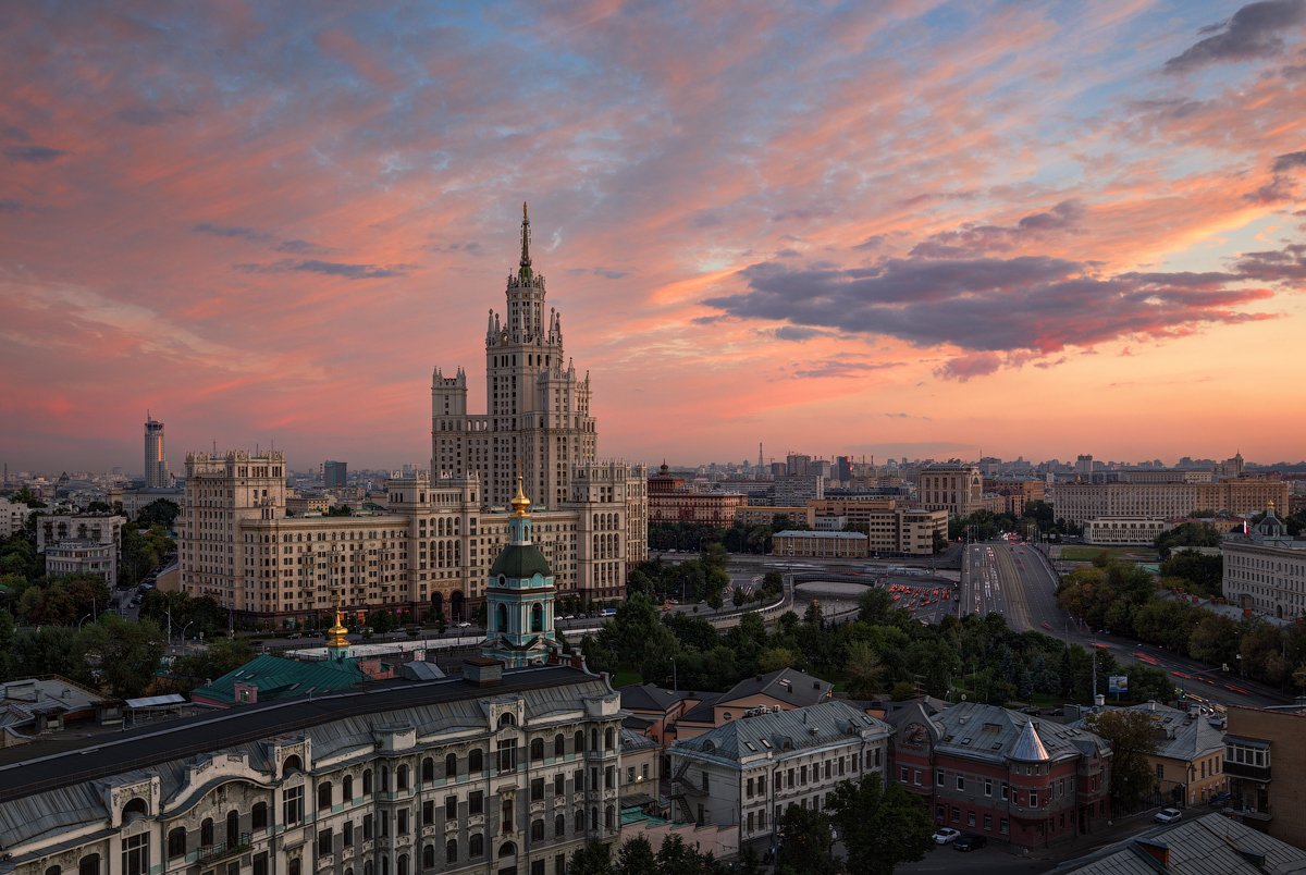 Большой Устьинский мост, Котельническая набережная, Москва, Денис Сорокин