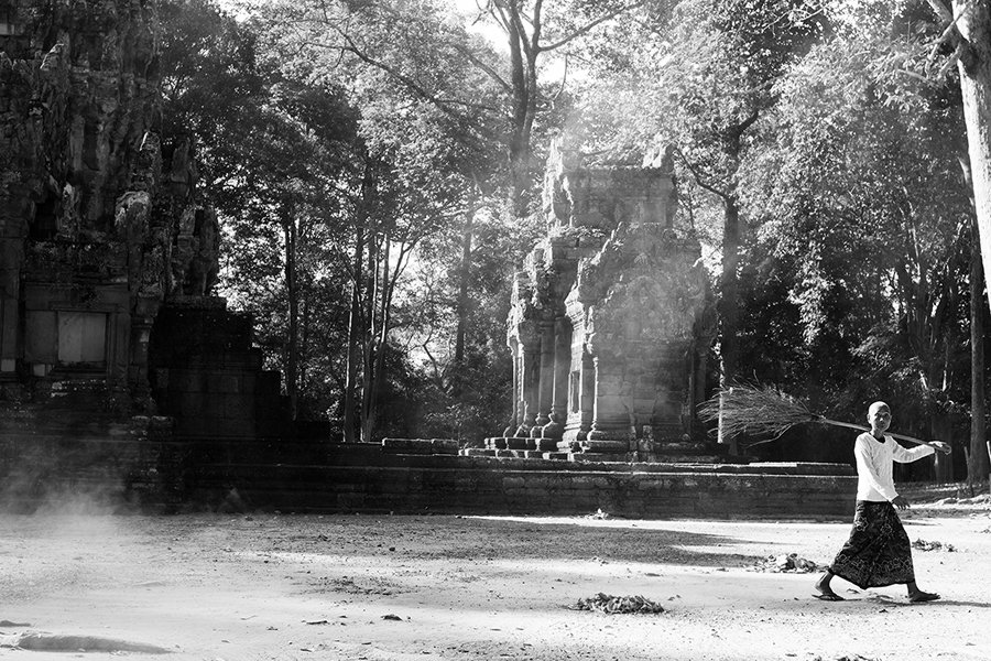 камбоджа, ангкор, храмы, жанр, монахи, Faletkin Mikhail