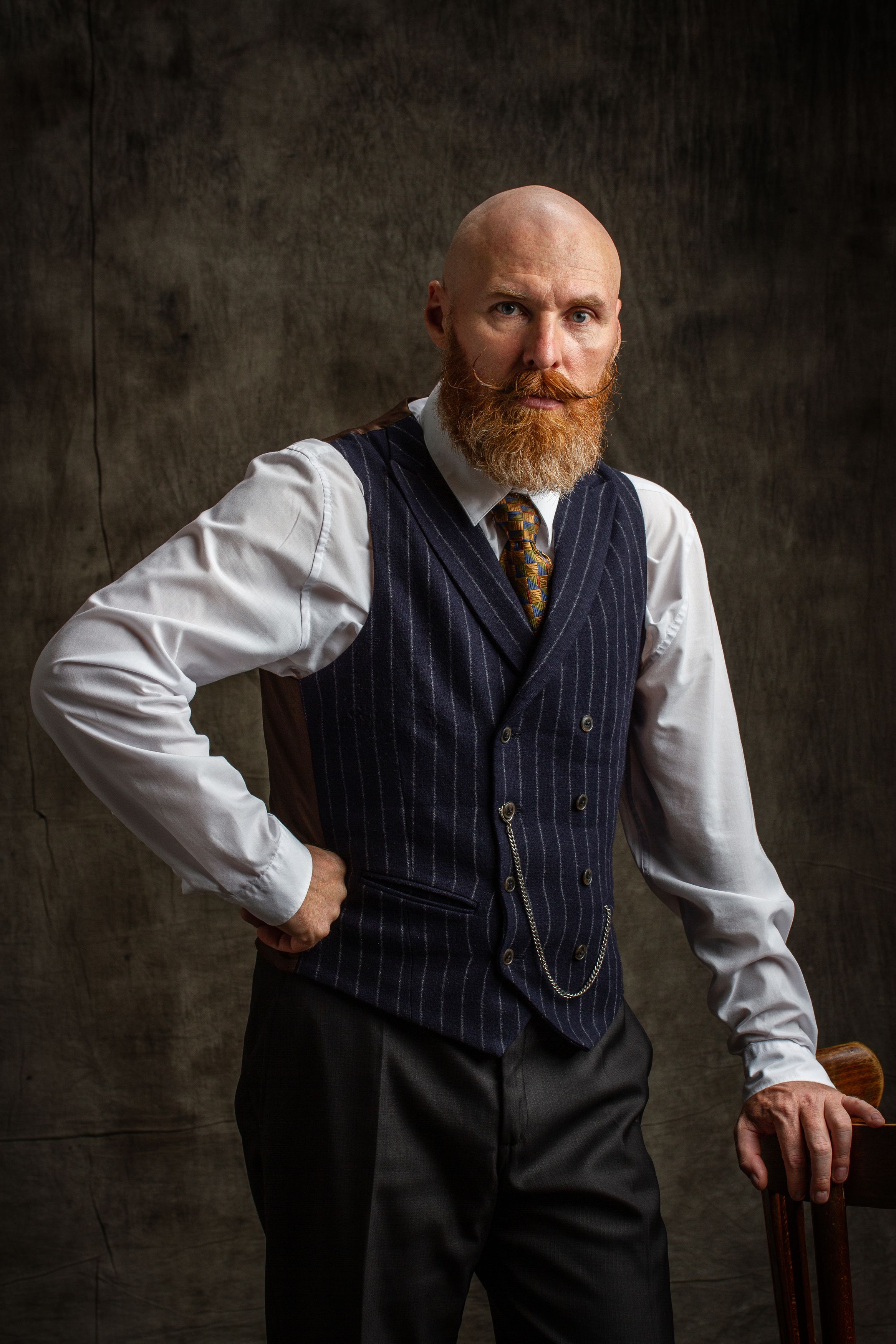 портрет, мужчина, борода, ретро, Сергей Юдин