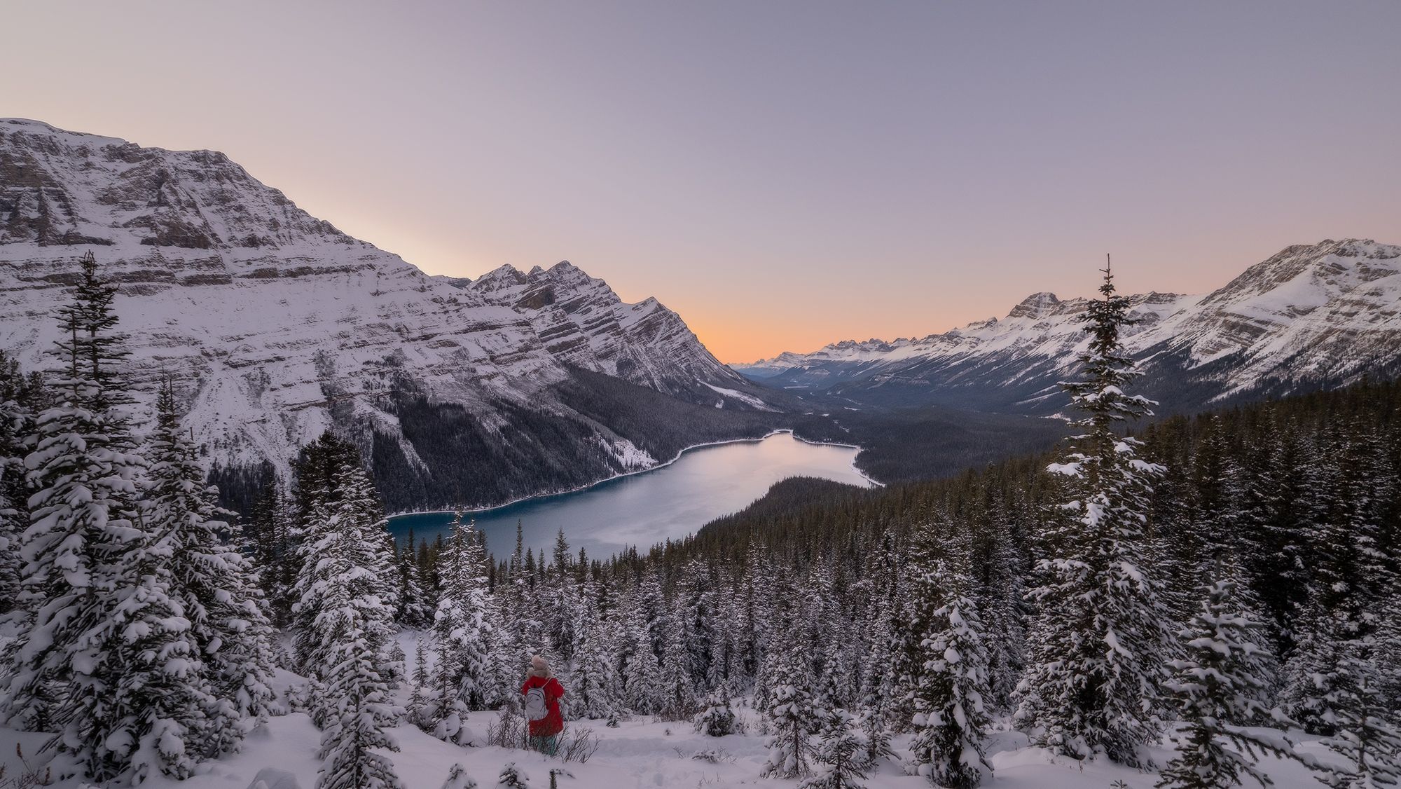 rockies, peyto, sunset, Evgeny Chertov