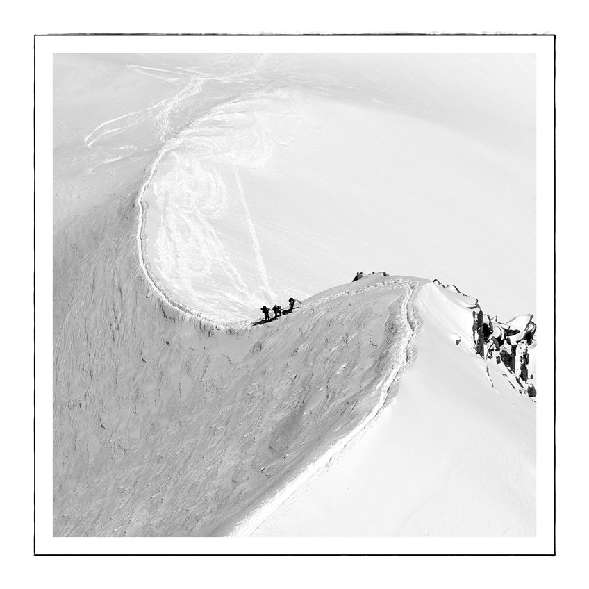 France, Landscape, Mont Blanc, Mountains, People, Sport, Winter, Tomek Jungowski