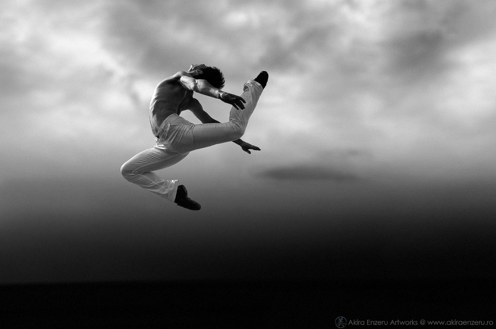 Ballet, Black & white, Freedom, Enzeru Akira