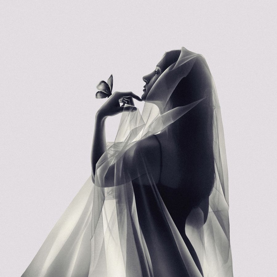 SURREAL,FANTASY,IMAGINATION,DREAM,DREAMING,DREAMY,WOMAN,SURREALISM,ART,MONTAGE,PERSON,CREATIVE,LIGHT,SHADOW,EDIT,FINEART,DARK,SILHOUETTE,PORTRAIT,CONCEPTUAL,PSYCHE,GREEK MYTH,TULLE,VEIL,OUL, Nur Ernehir