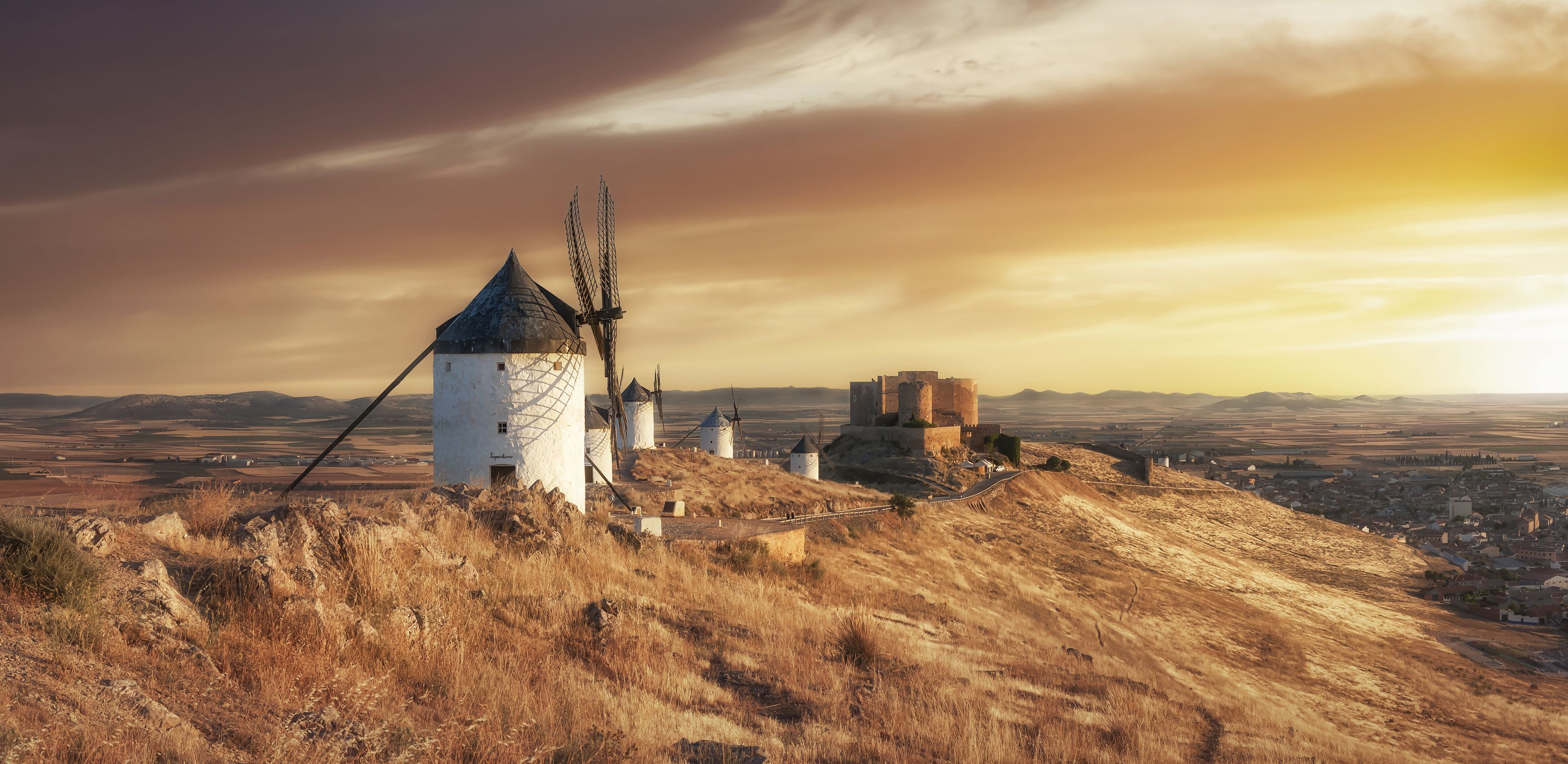 consuegra, toledo, la mancha, hidalgo, spain, don quijote, Андрей Чабров