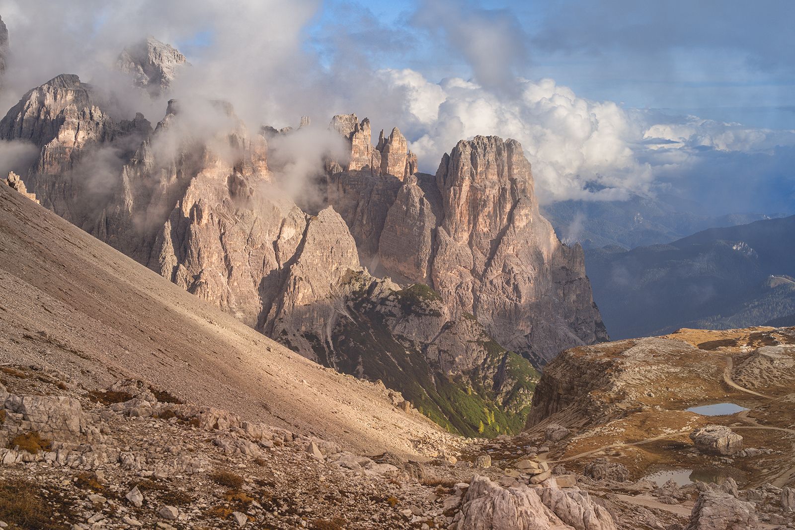 пейзаж,очень, горы, закат, Италия,Доломитовые альпы, Лариса Николаевна Дука