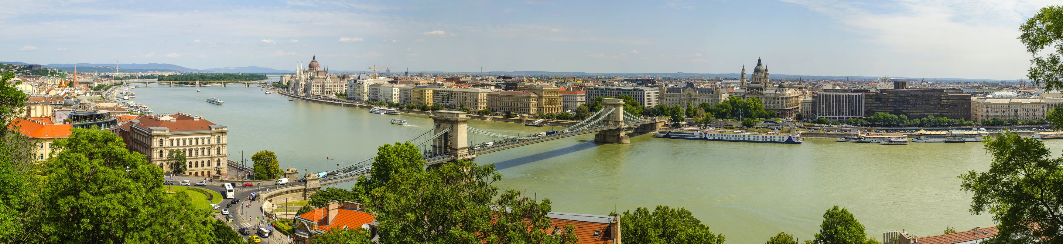 архитектура, пейзаж, парламент, река, отражение, вода, мост, будапешт, дунай, Евгений Каримов