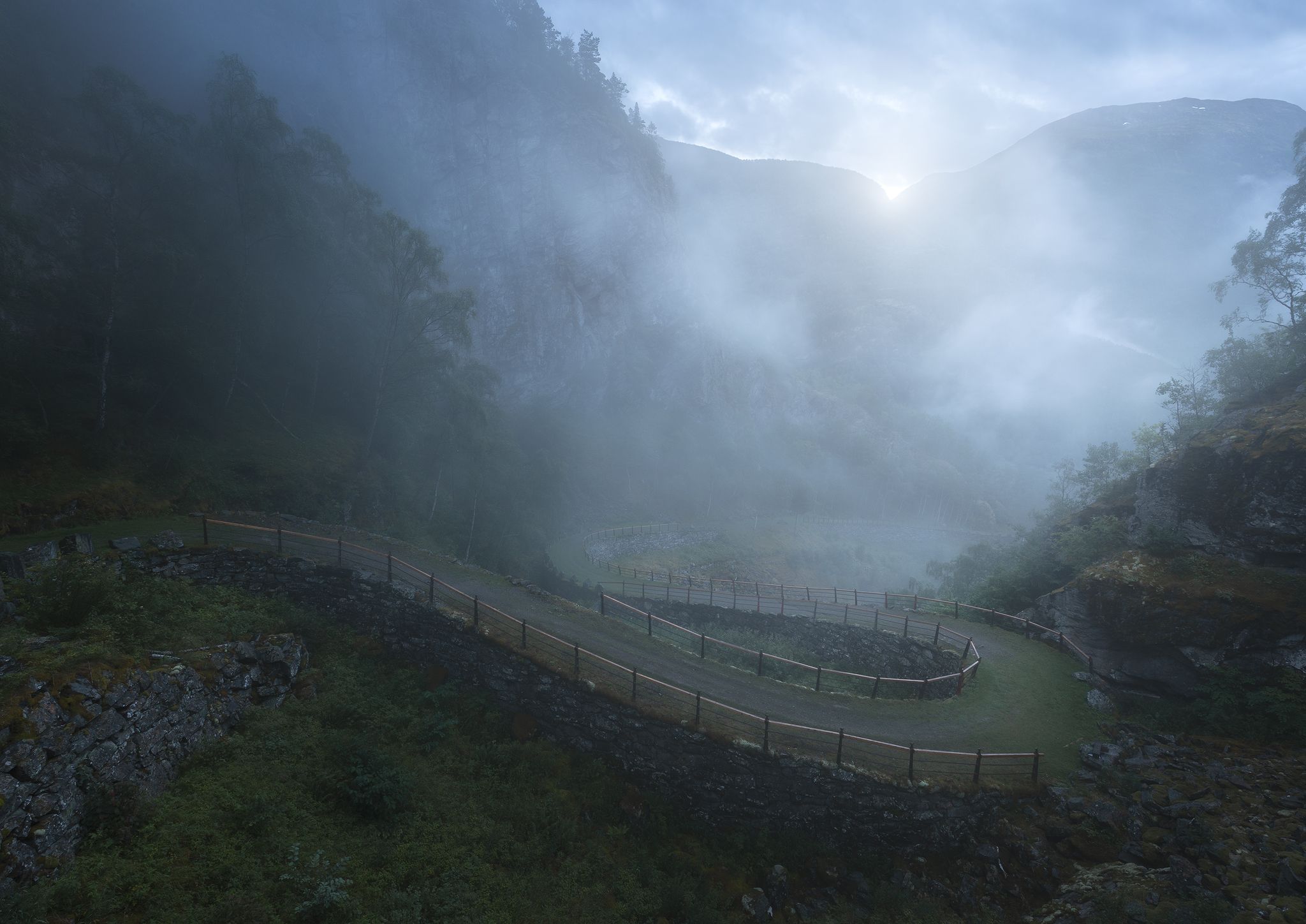 road, norway, mood,,  Tomas