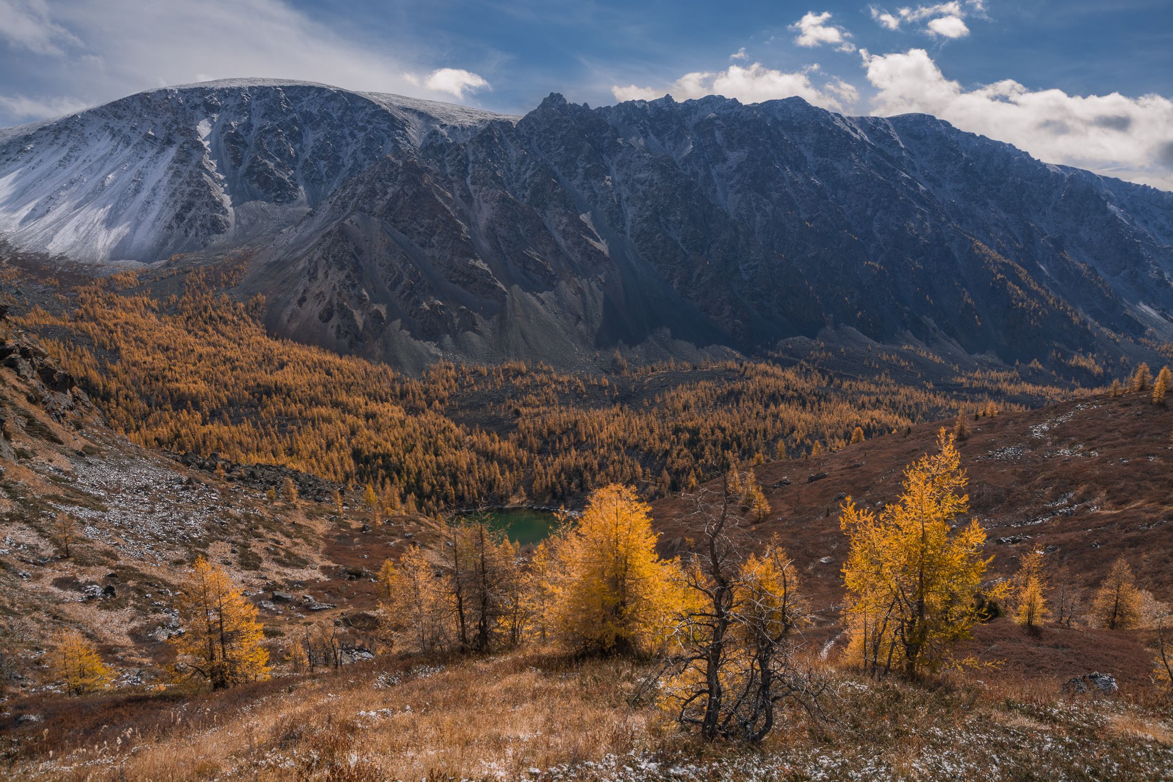 россия, горный алтай, курайский хребет, озеро,осень, Андрей Поляков