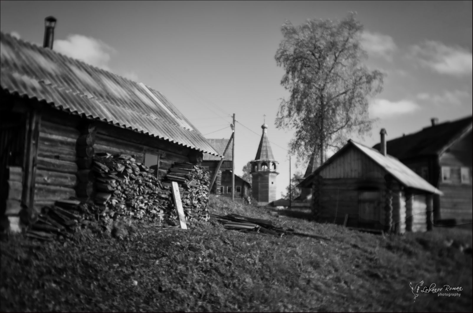 Деревня Ошевенский Погост