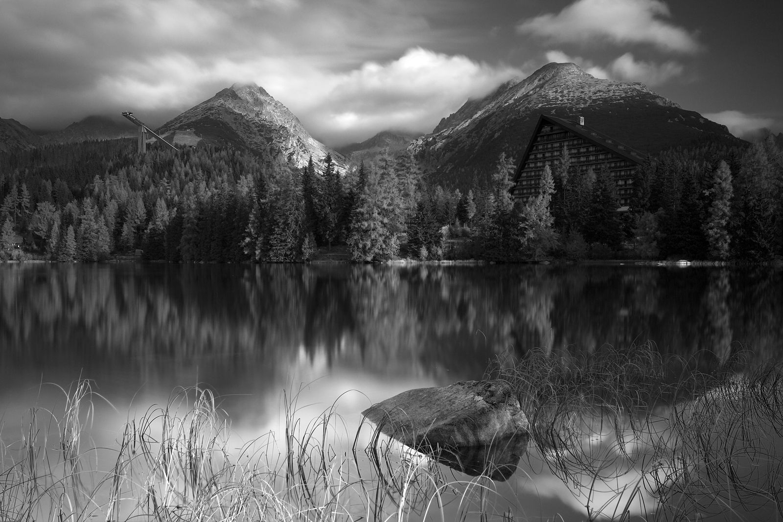 slovakia, autumn, morning, lake, water, mountain, mirror, cloud,, Jacek Lisiewicz