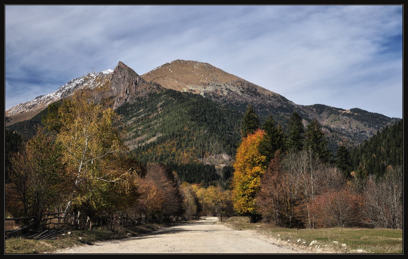 кавказ, кчр, горы, осень, Александр Круль