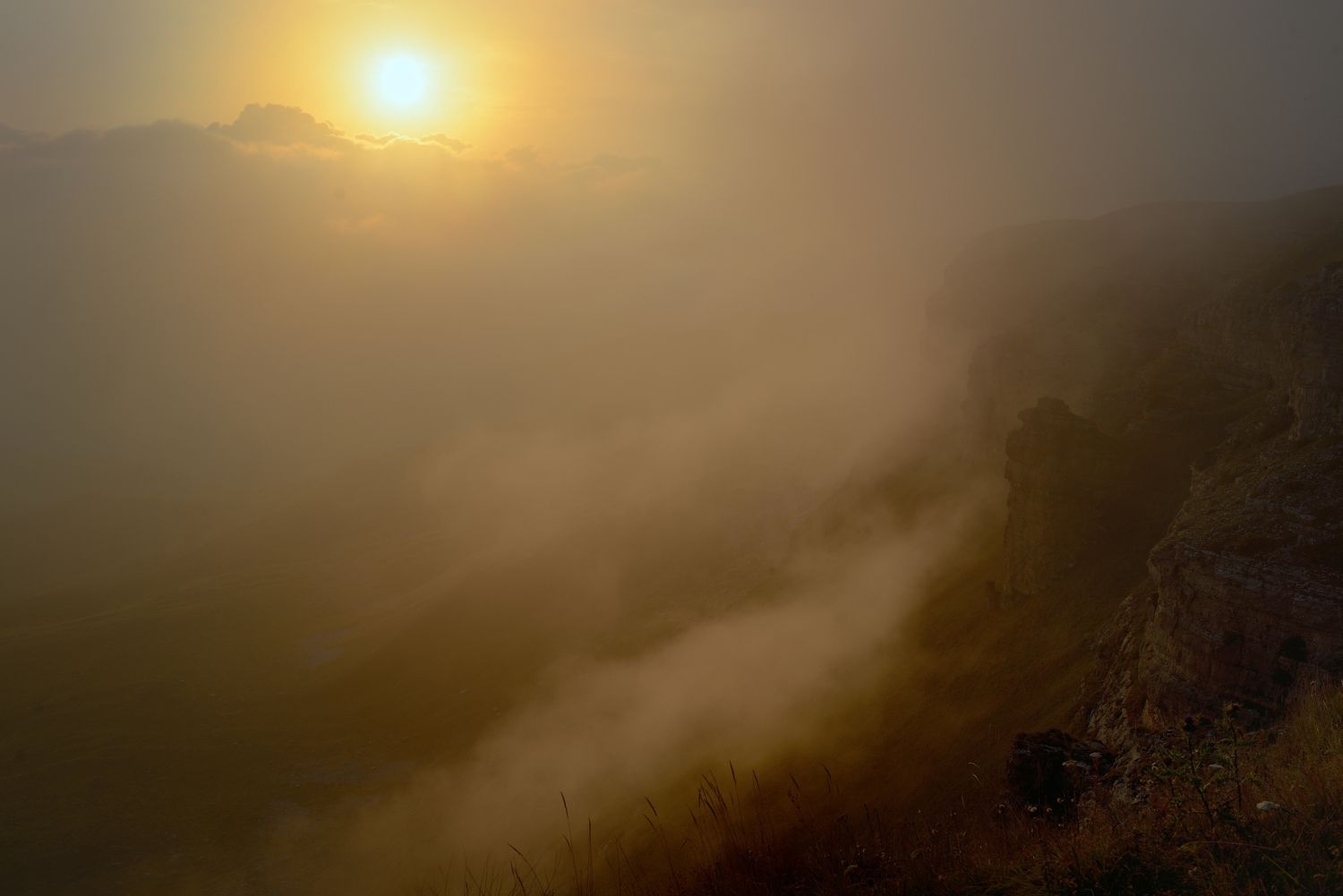 горы закат  кавказ, Александр Жарников